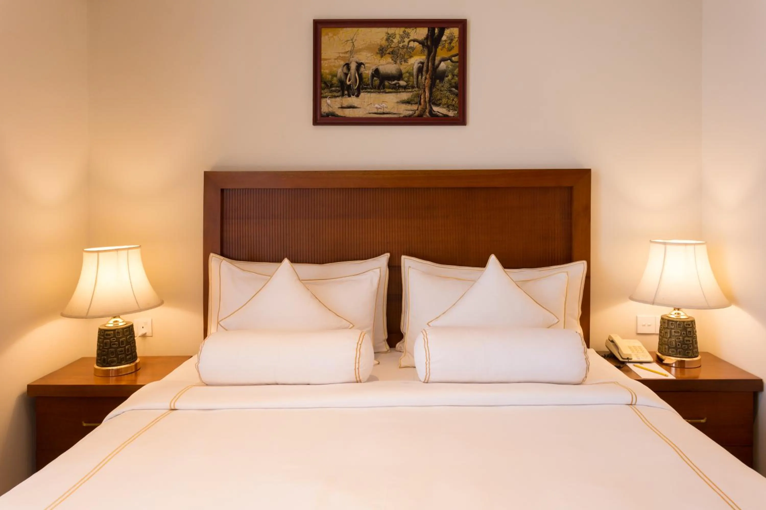 Bed in Serene Villa 38