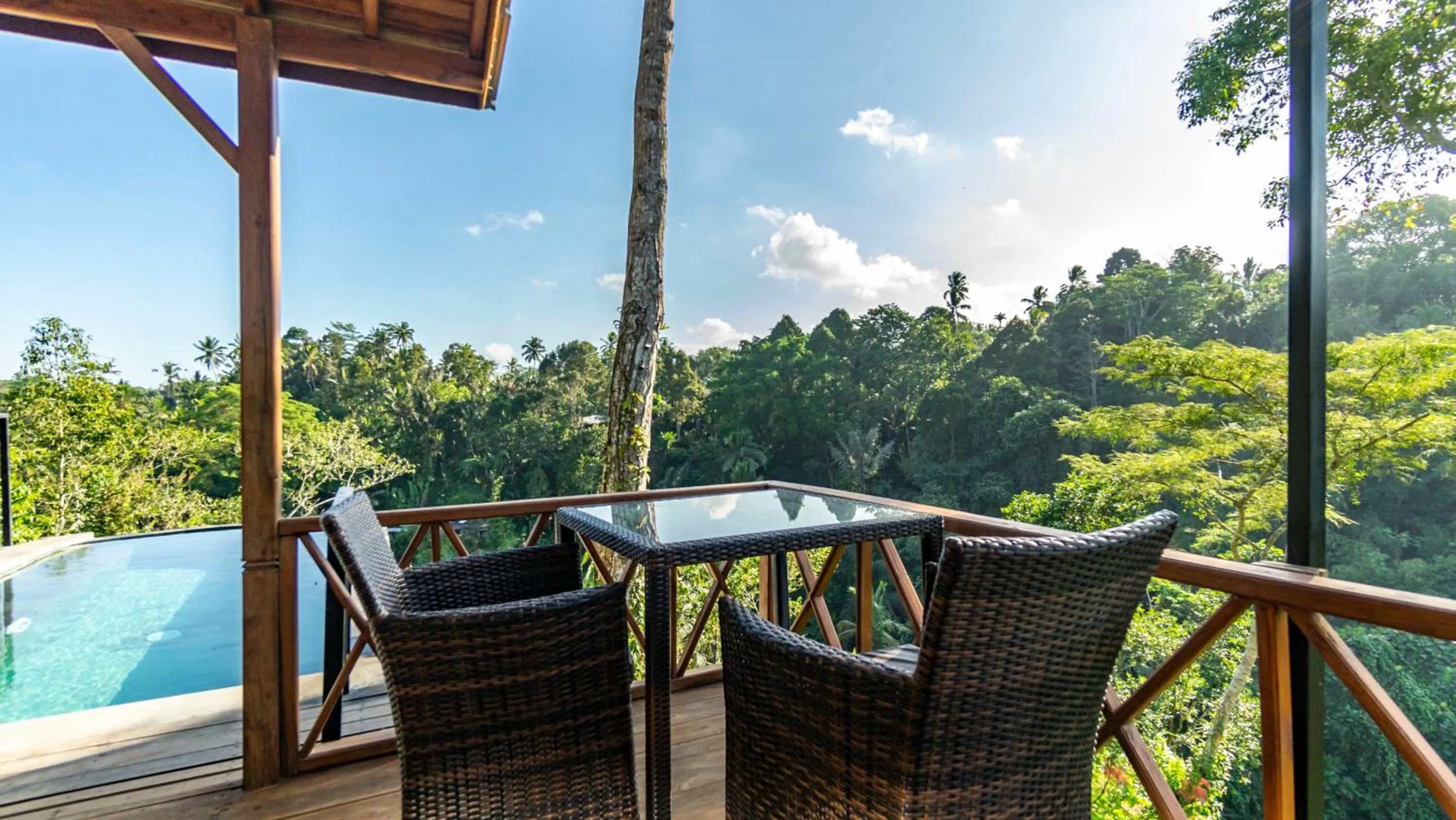 Balcony/Terrace in Anja Villas Ubud