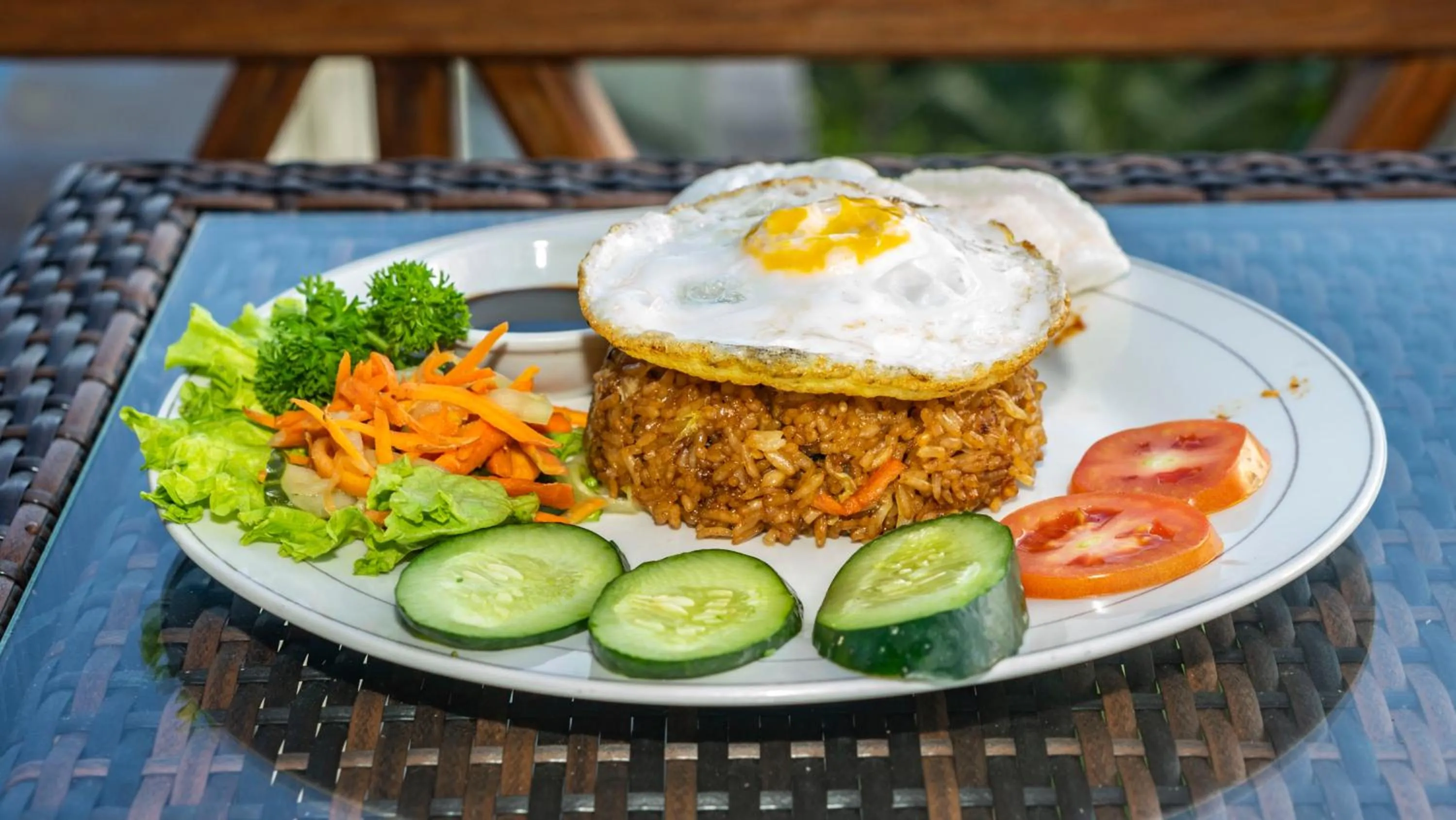 Breakfast in Anja Villas Ubud