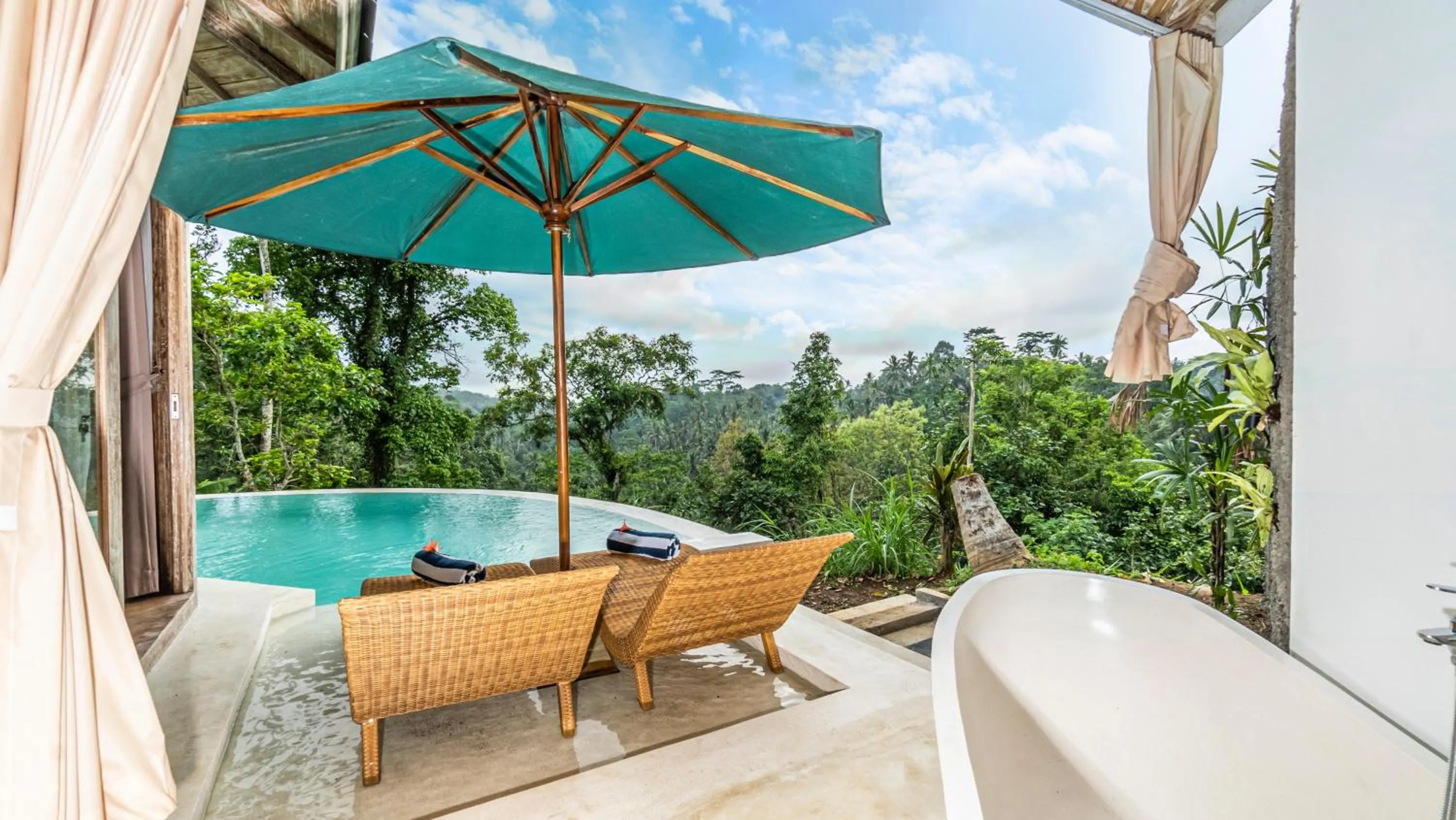 View (from property/room) in Anja Villas Ubud