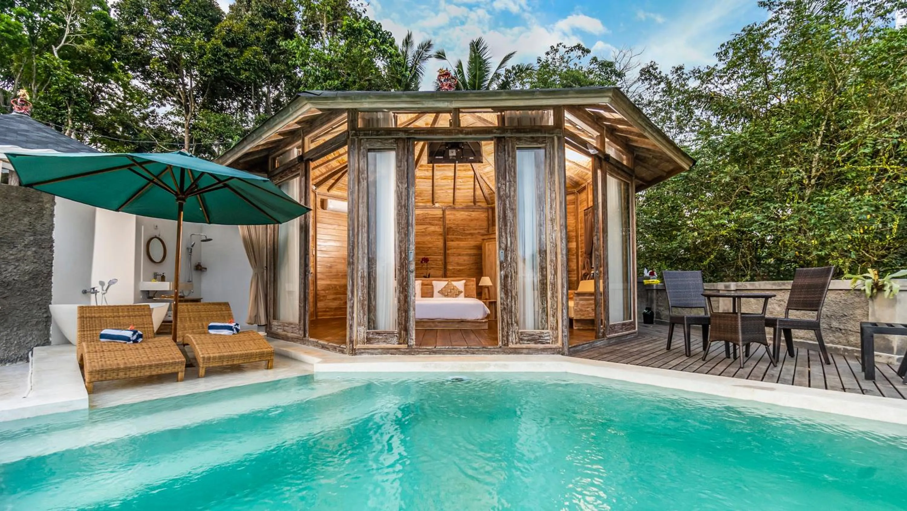 Property building in Anja Villas Ubud