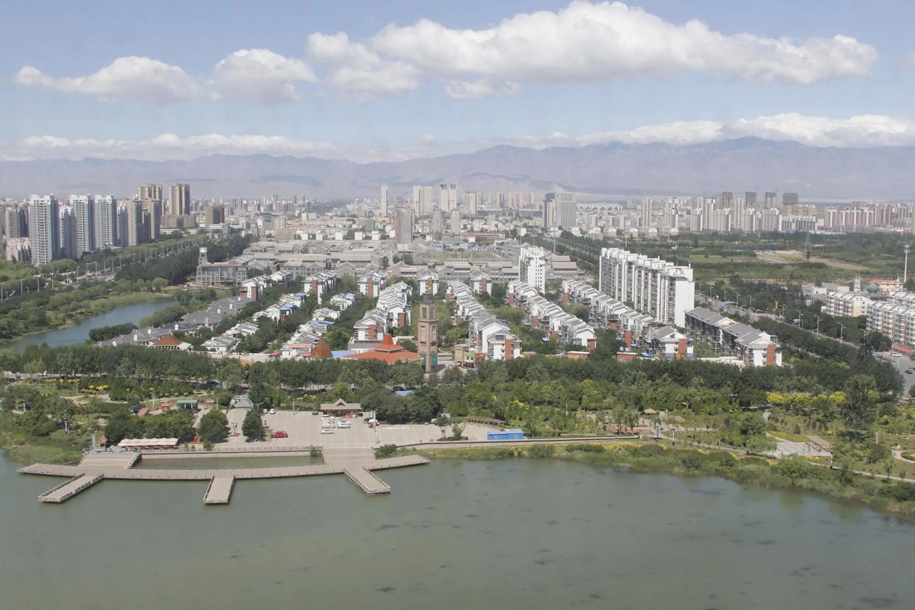 City view in Wanda Realm Yinchuan