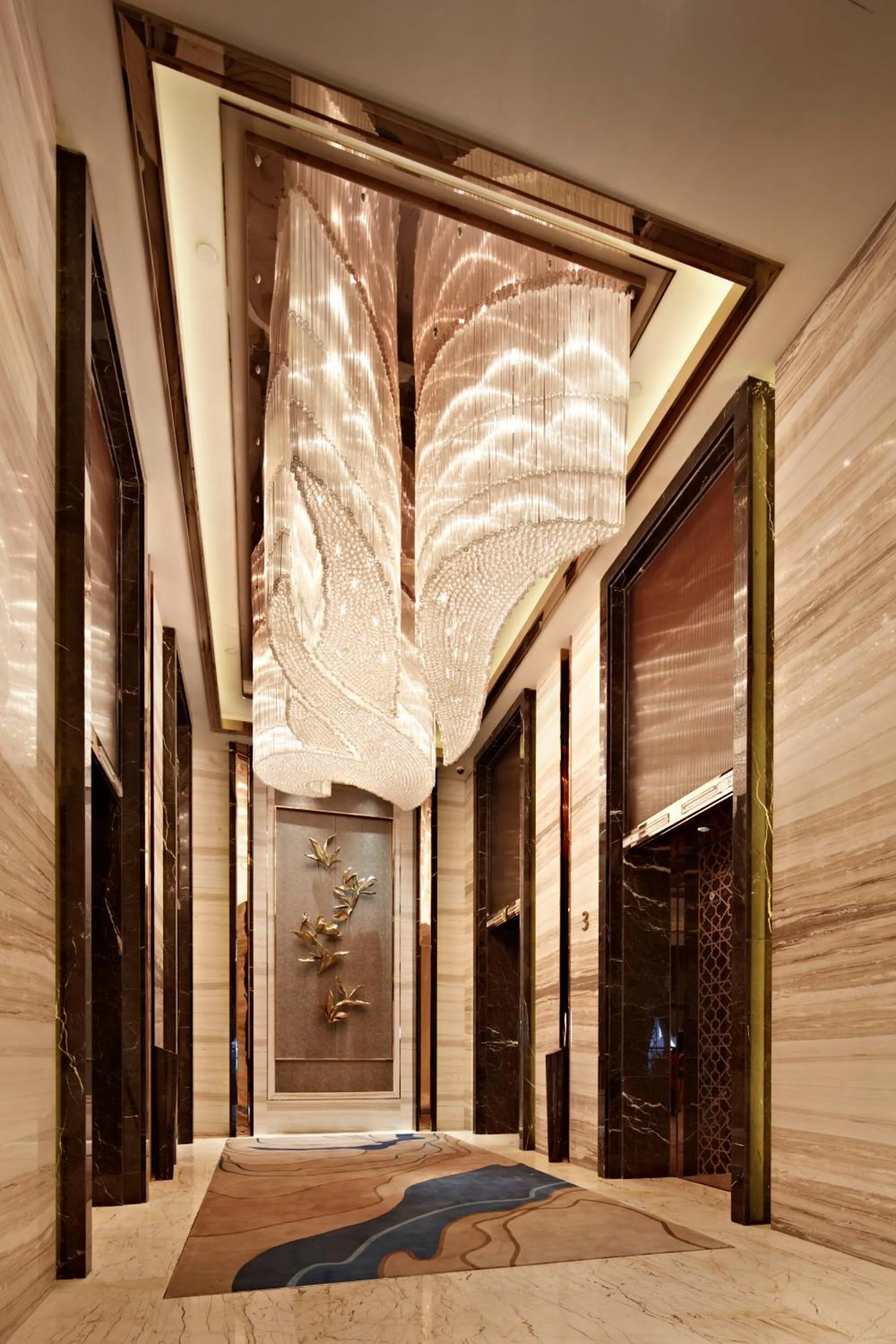 Decorative detail in Wanda Realm Yinchuan