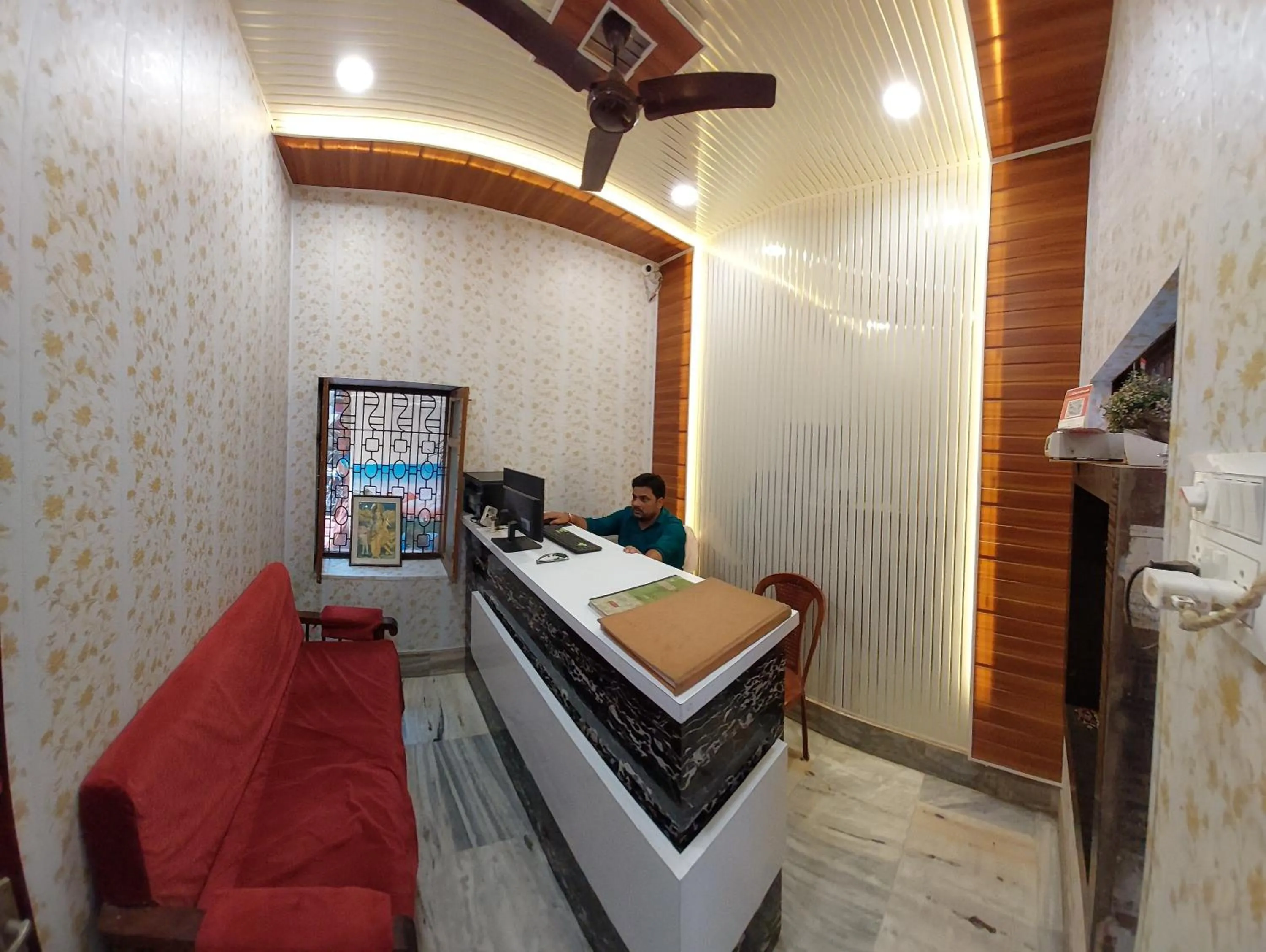 Lobby or reception in Teerth Guest House