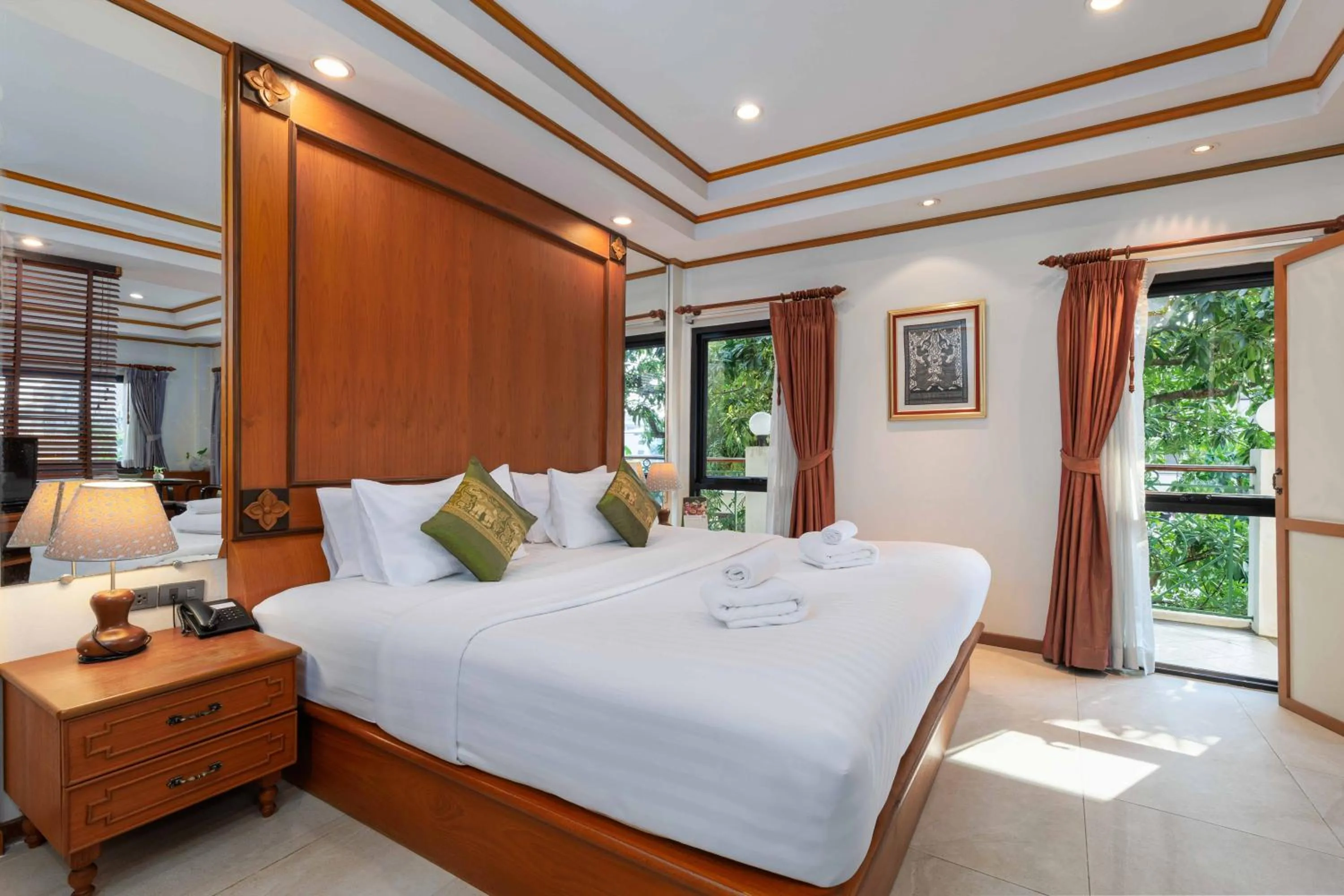 Bedroom, Bed in Charlie House Pin Klao