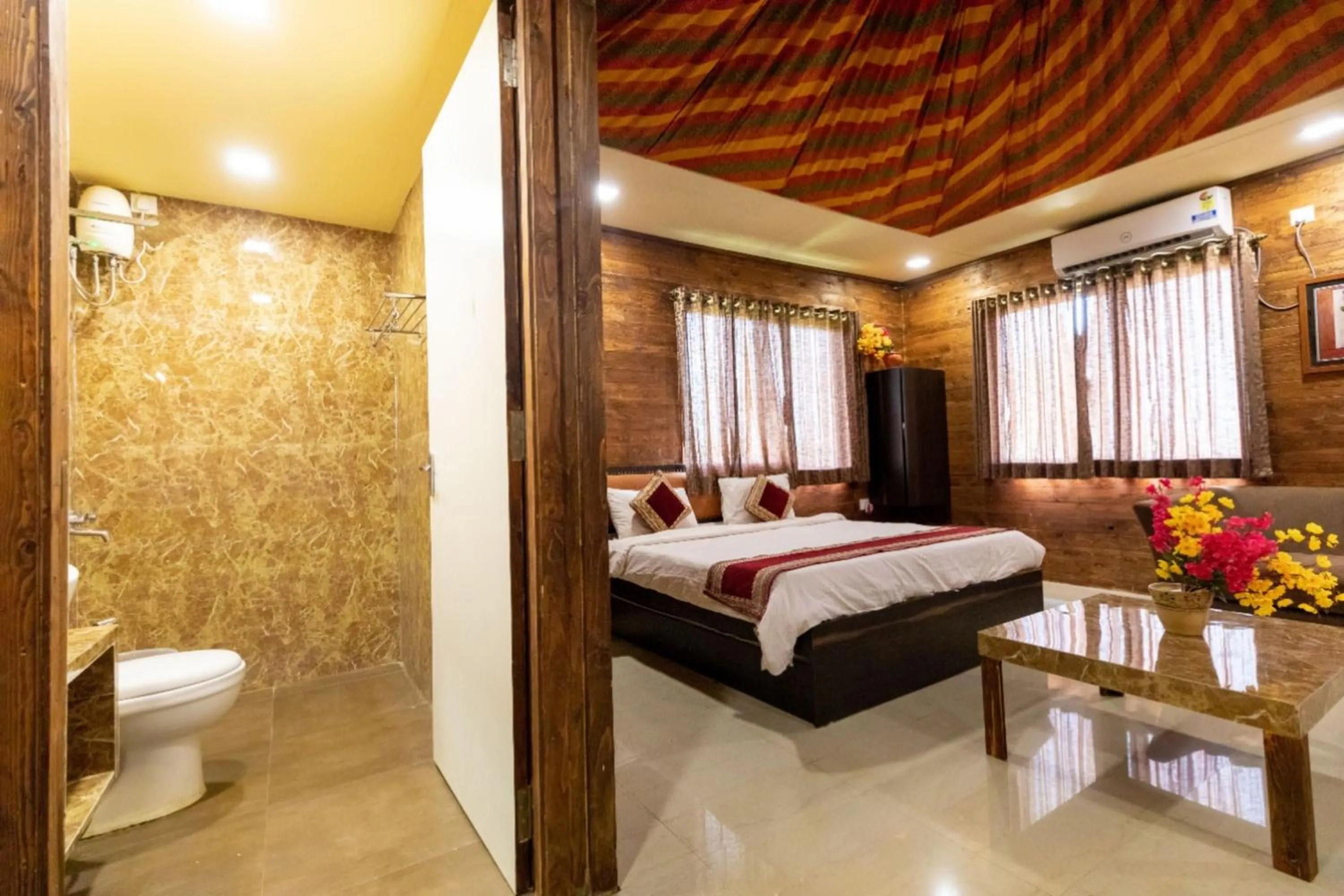 Photo of the whole room, Bed in Rainforest Resort and Spa, Igatpuri -Nature's Luxury Awaits