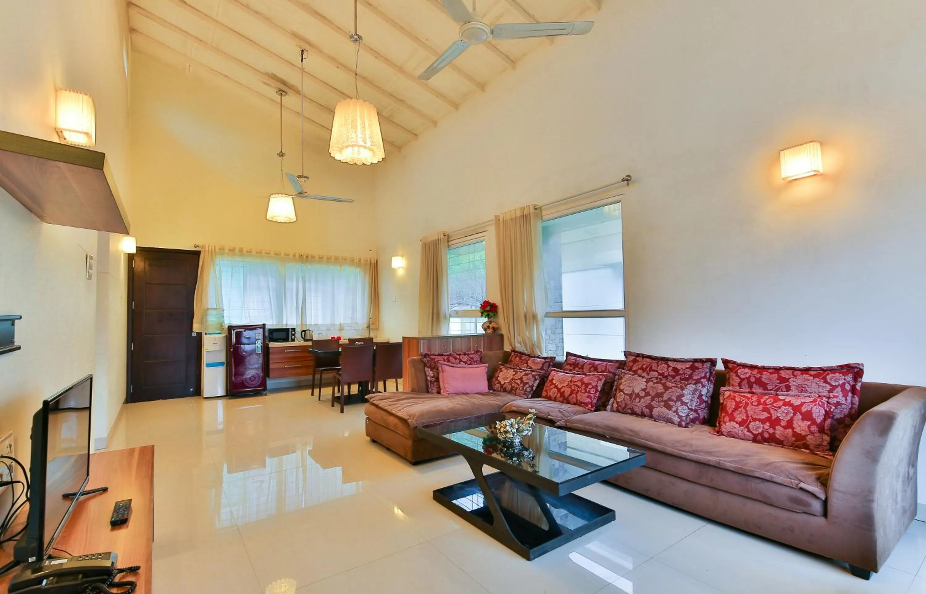 Living room in Rainforest Resort and Spa, Igatpuri -Nature's Luxury Awaits