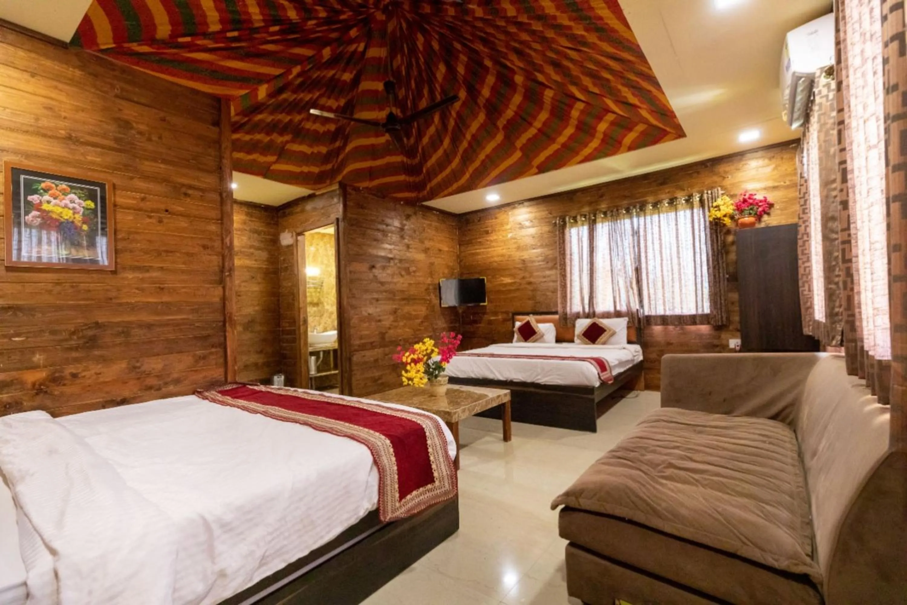 Photo of the whole room, Bed in Rainforest Resort and Spa, Igatpuri -Nature's Luxury Awaits