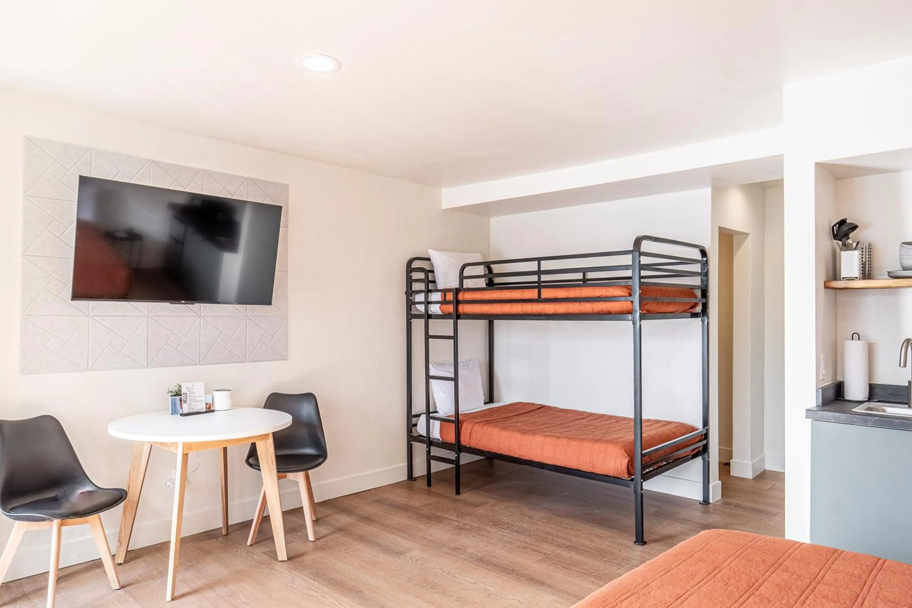 Bed in Casitas at Capitol Reef