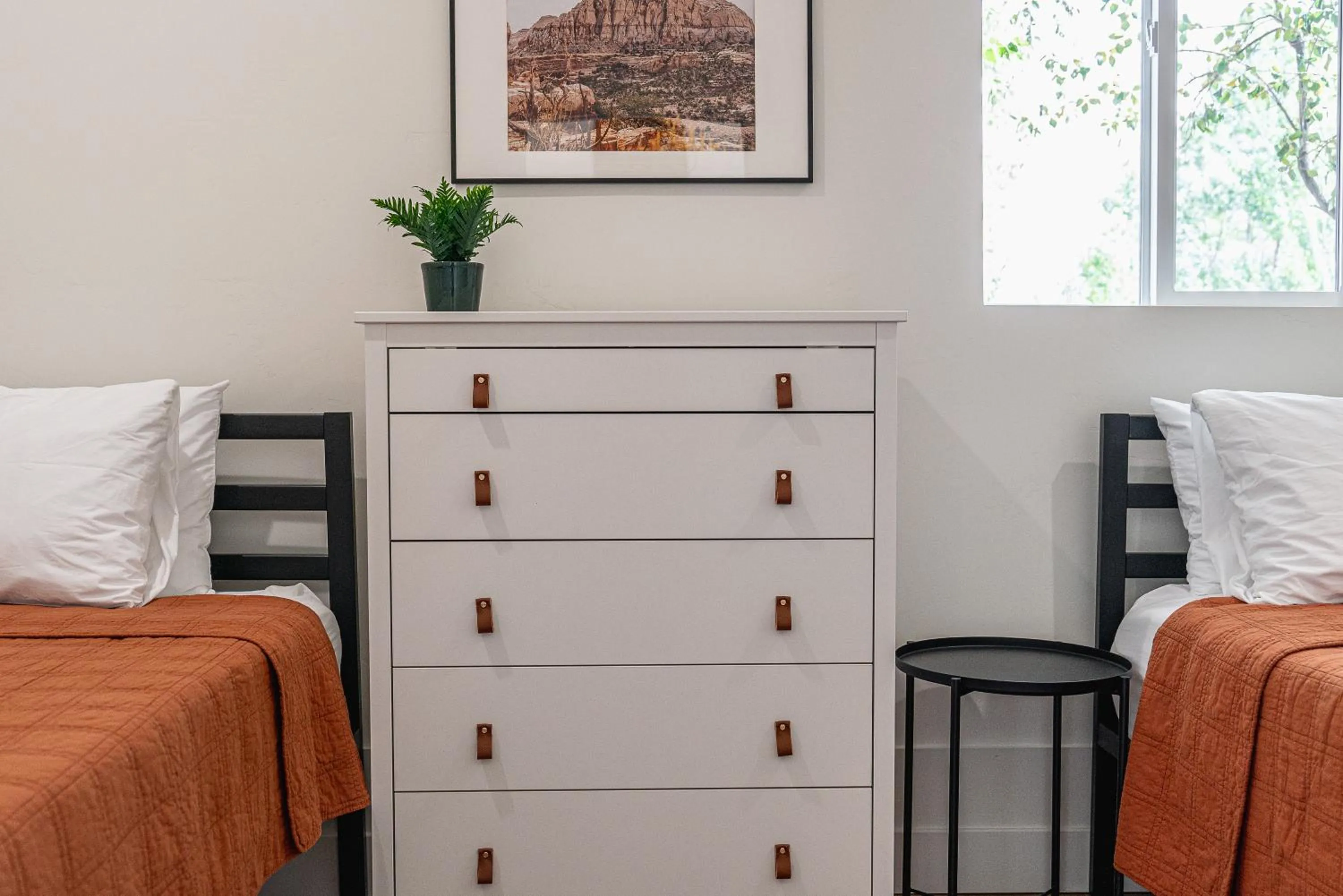 Bed in Casitas at Capitol Reef