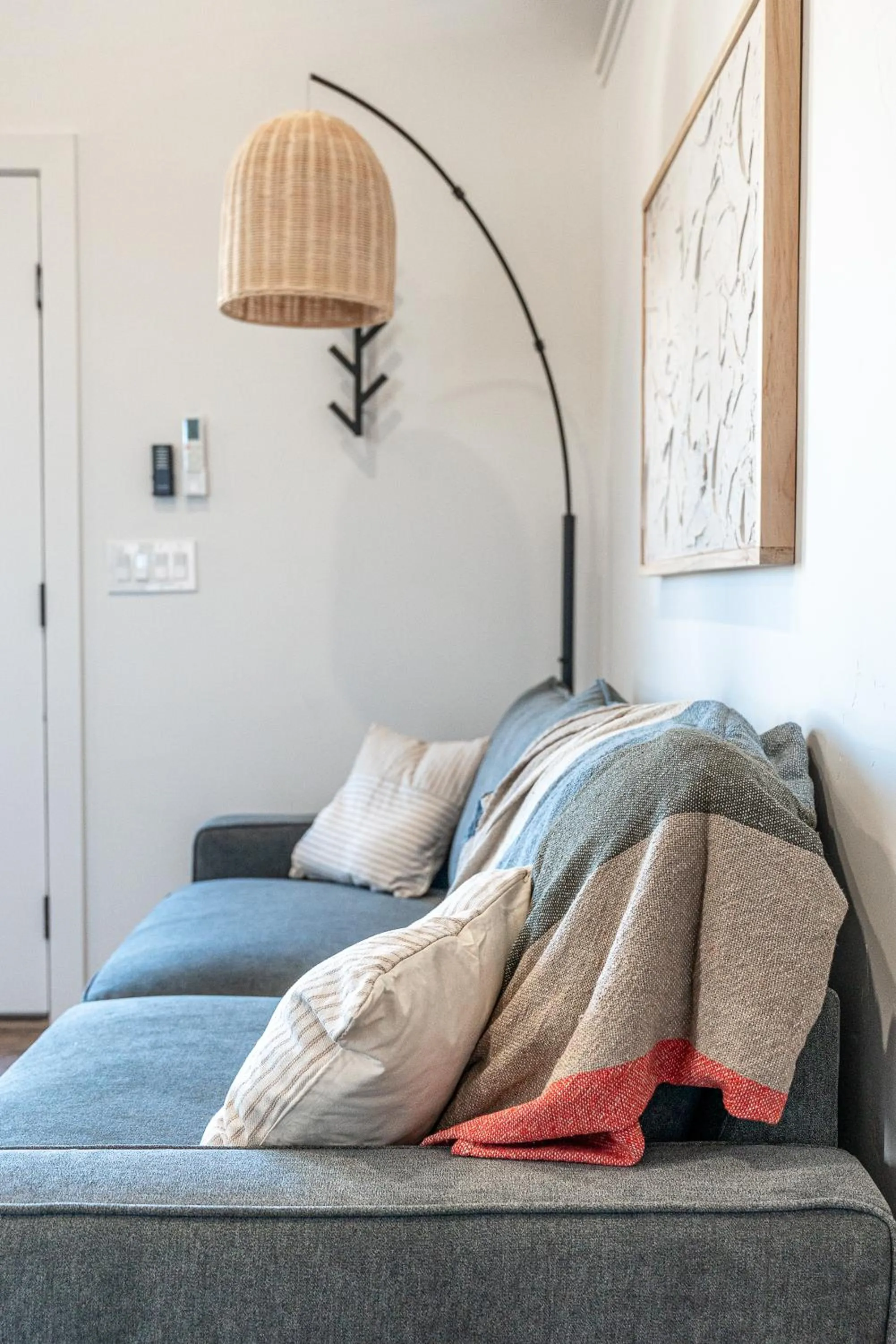 Living room, Bed in Casitas at Capitol Reef