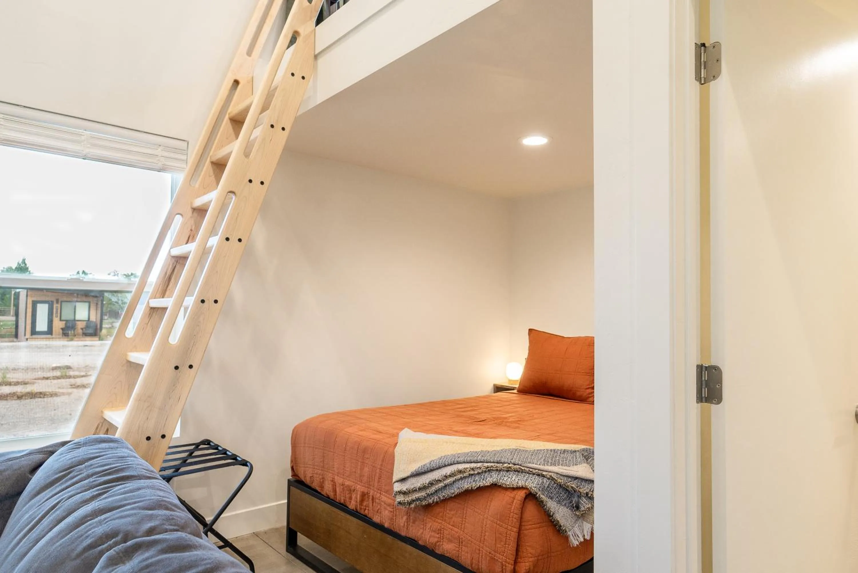 Bed in Casitas at Capitol Reef