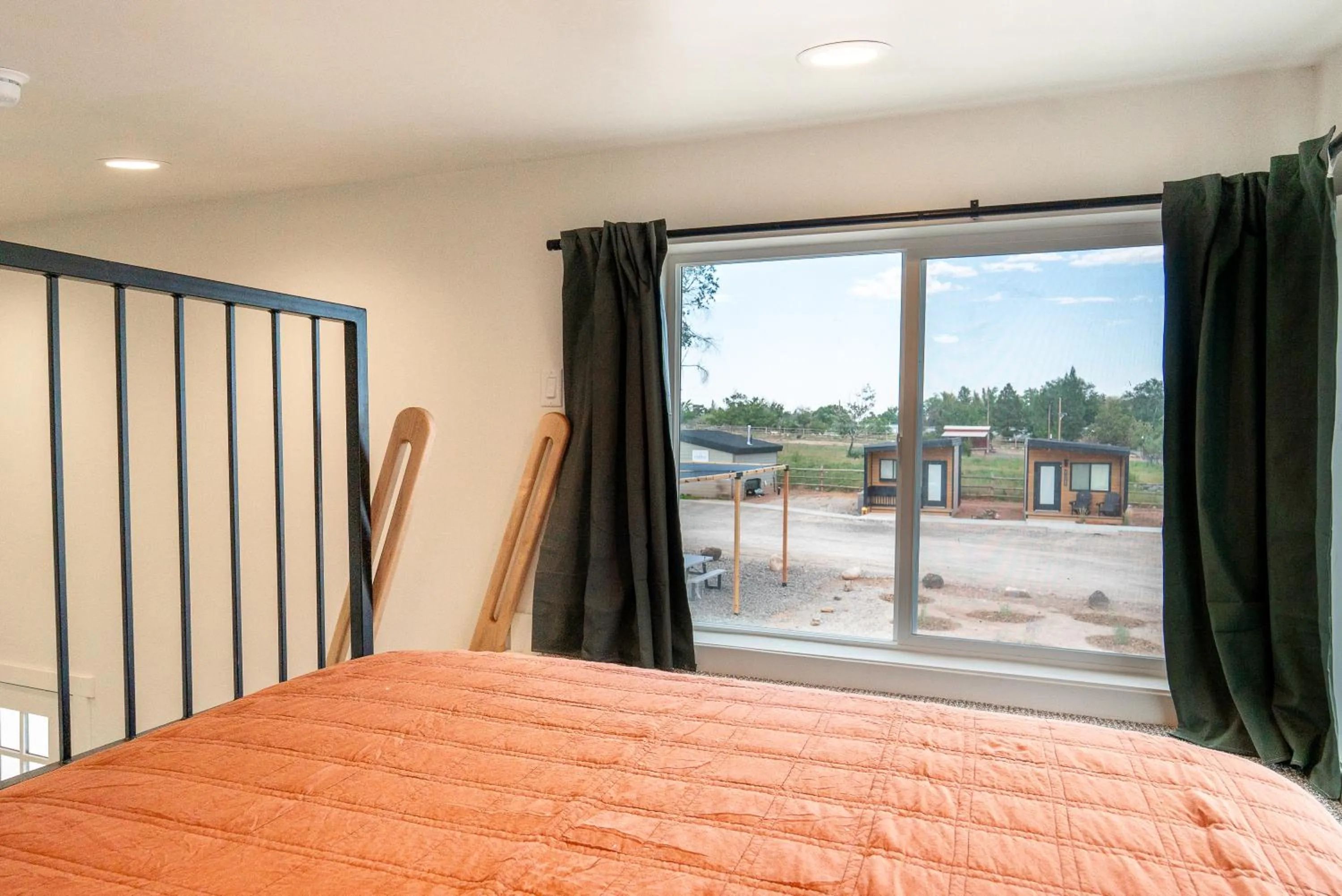 Bed in Casitas at Capitol Reef
