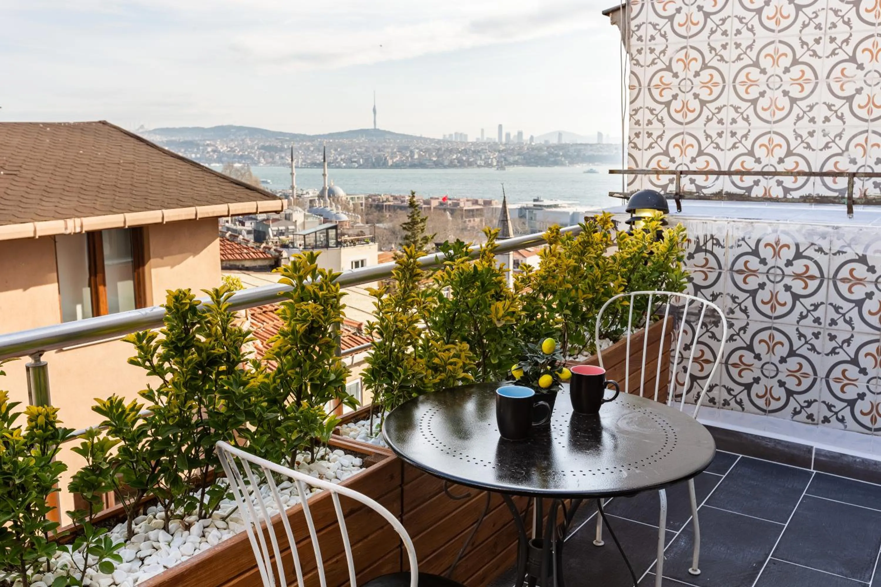 Balcony/Terrace in Ali Pasha Apartment