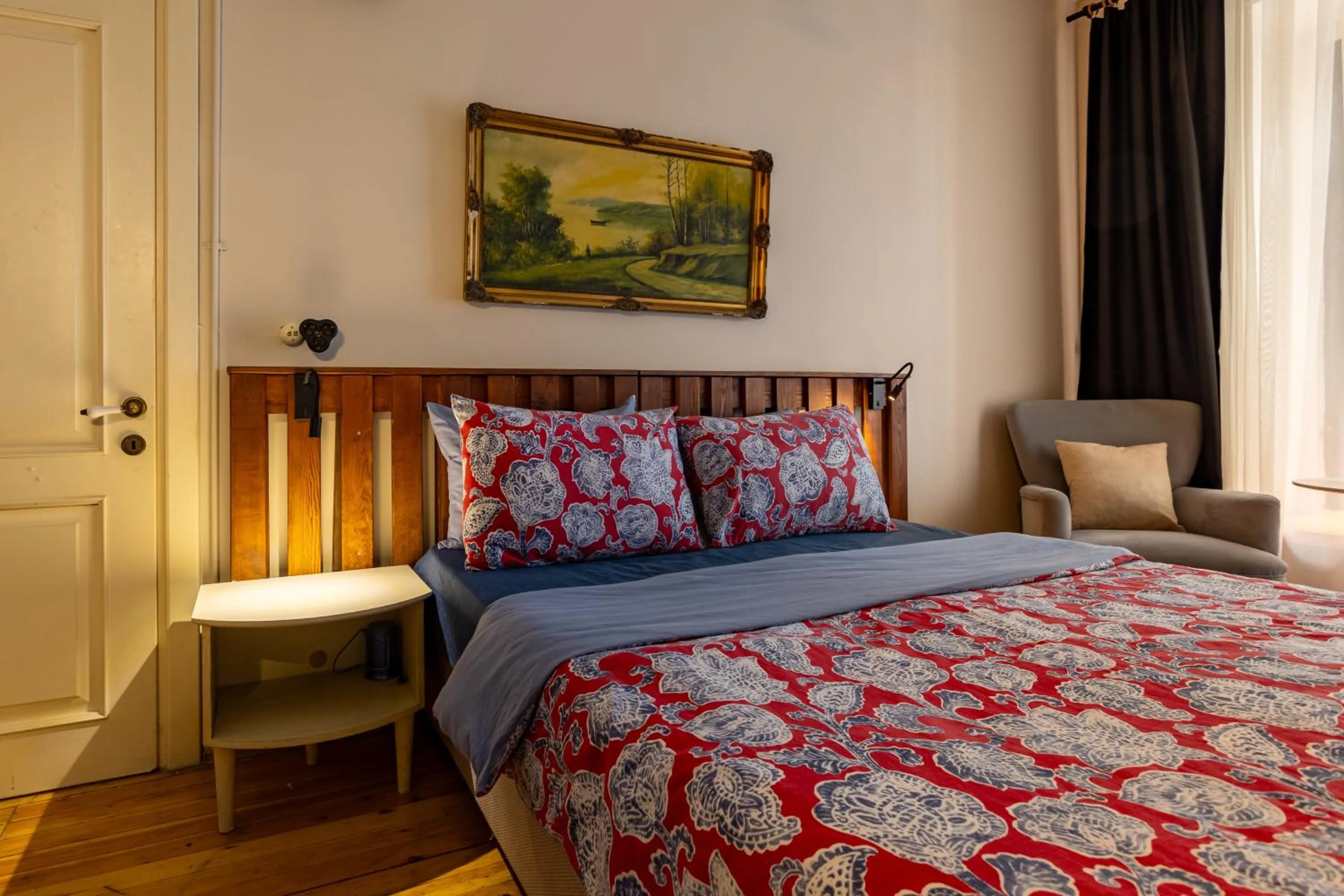 Bed in Ali Pasha Apartment