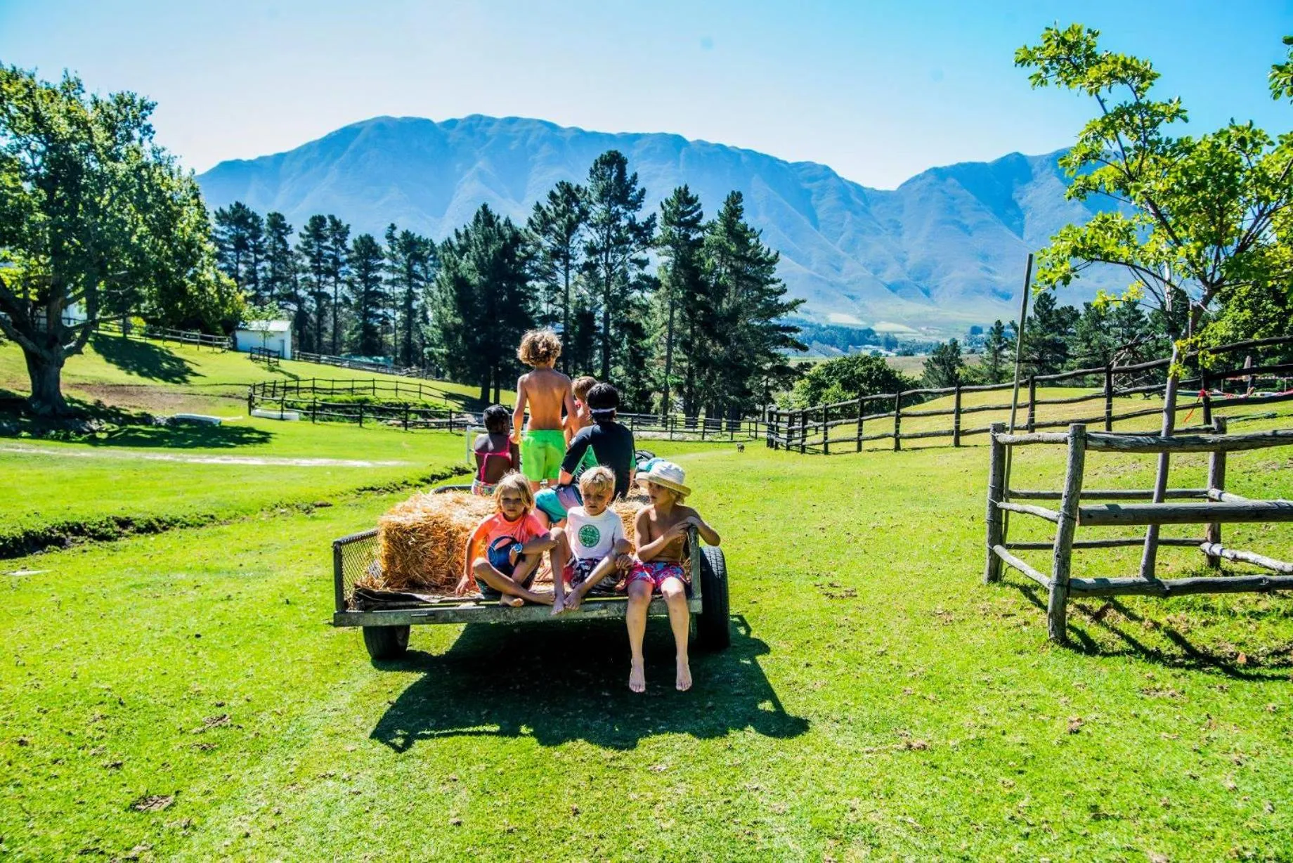 children in High Season Farm Luxury Cottages