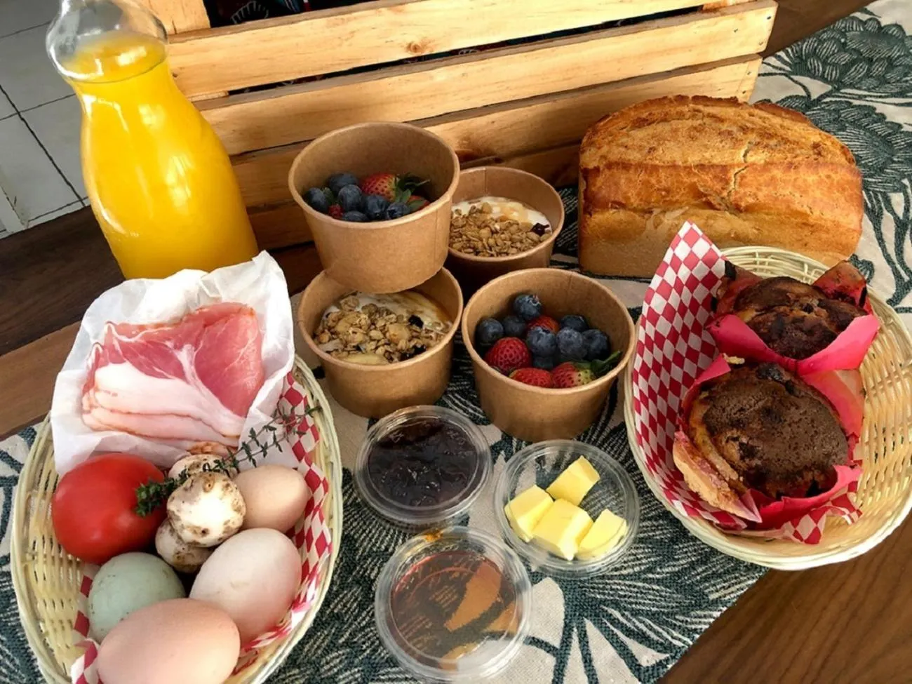 Breakfast in High Season Farm Luxury Cottages
