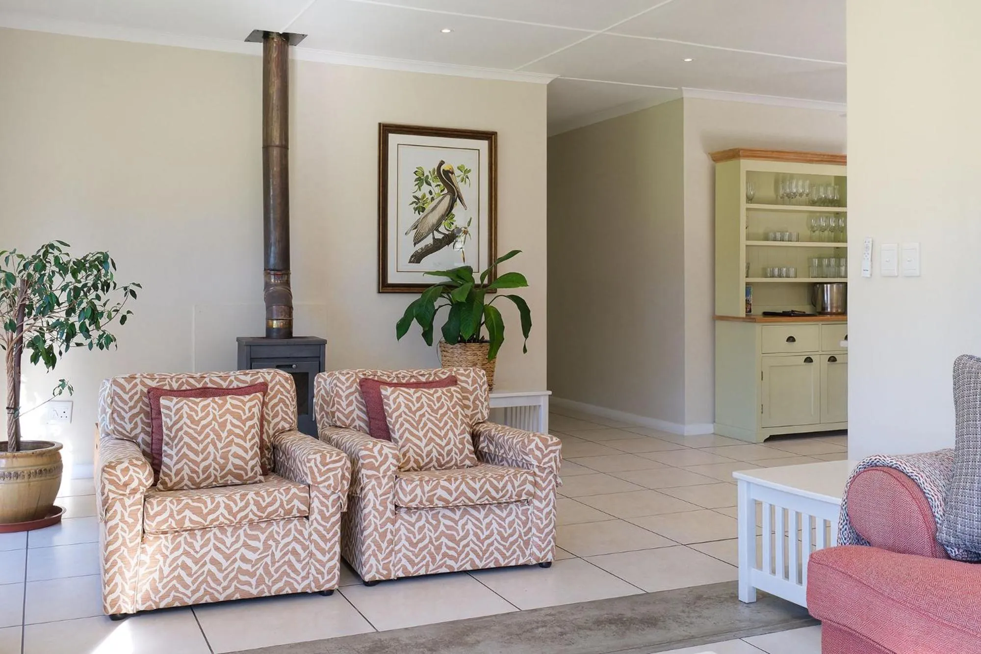 Seating area in High Season Farm Luxury Cottages