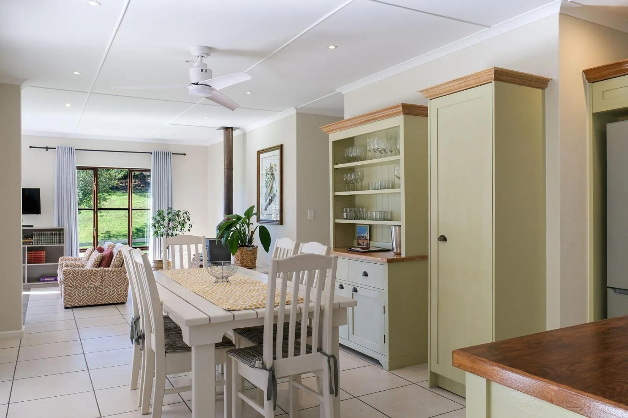 Dining area in High Season Farm Luxury Cottages