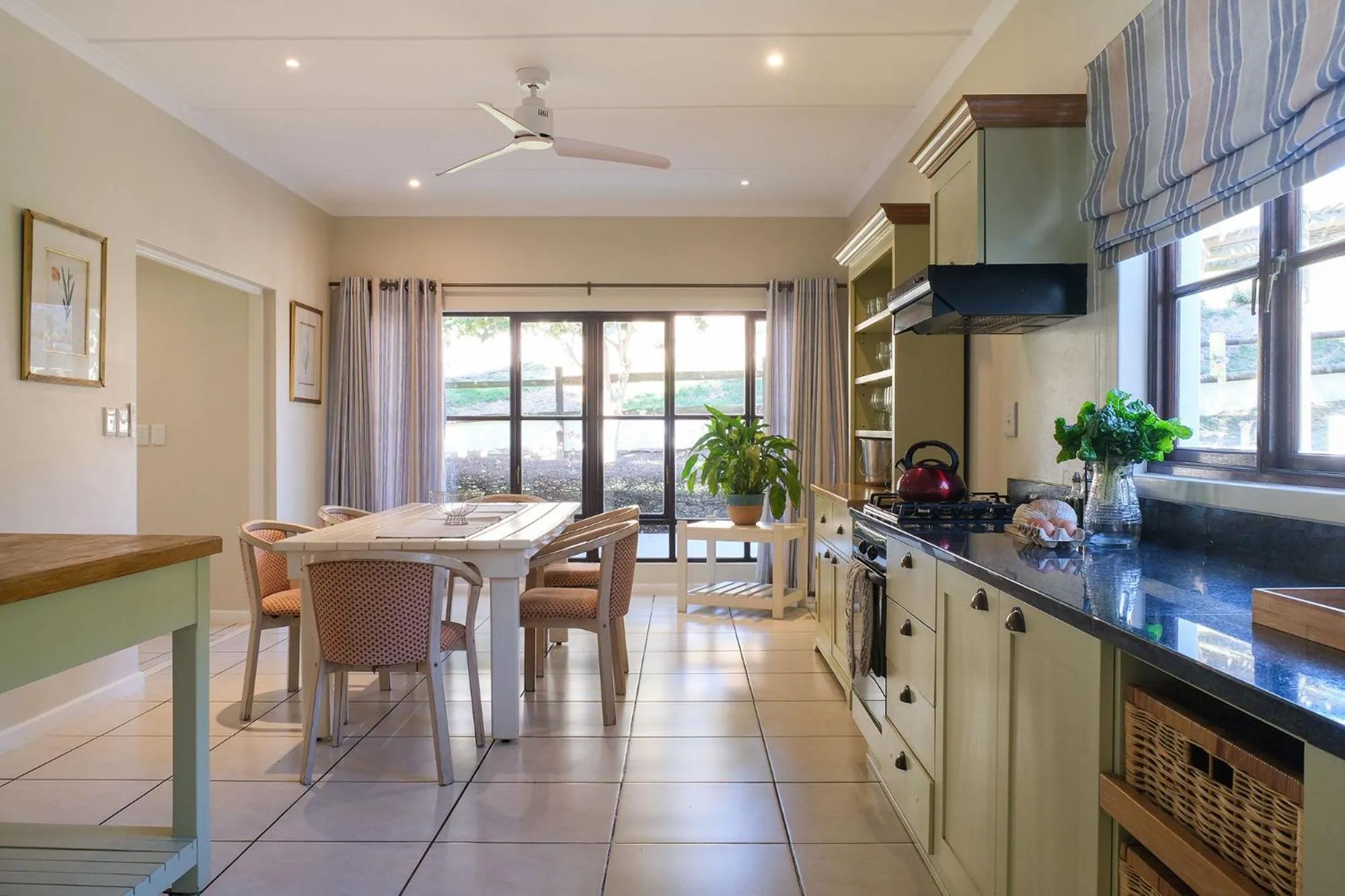 Dining area in High Season Farm Luxury Cottages