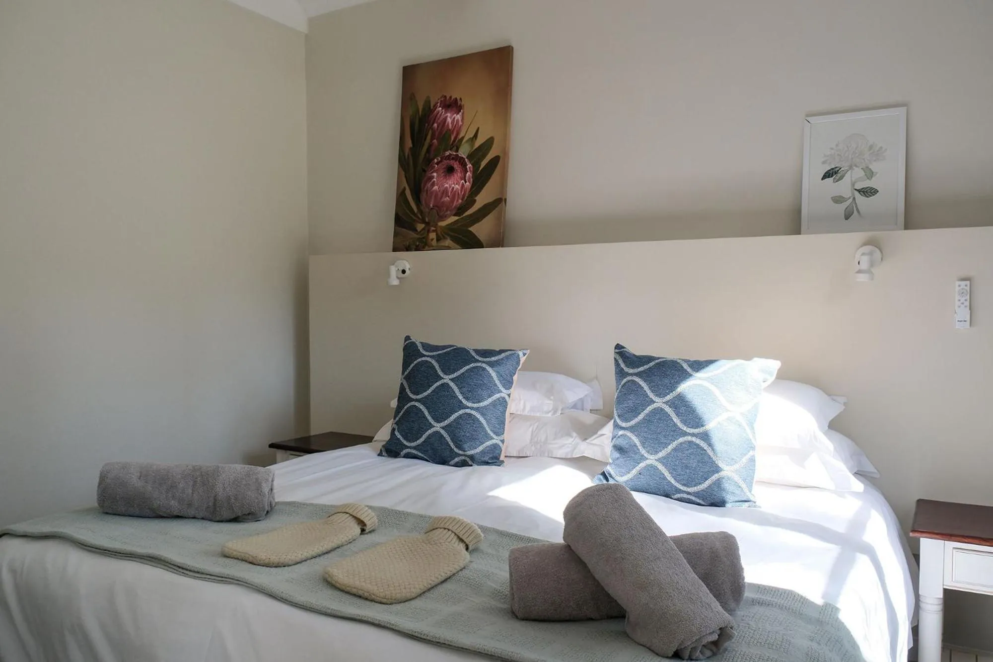 Bed in High Season Farm Luxury Cottages