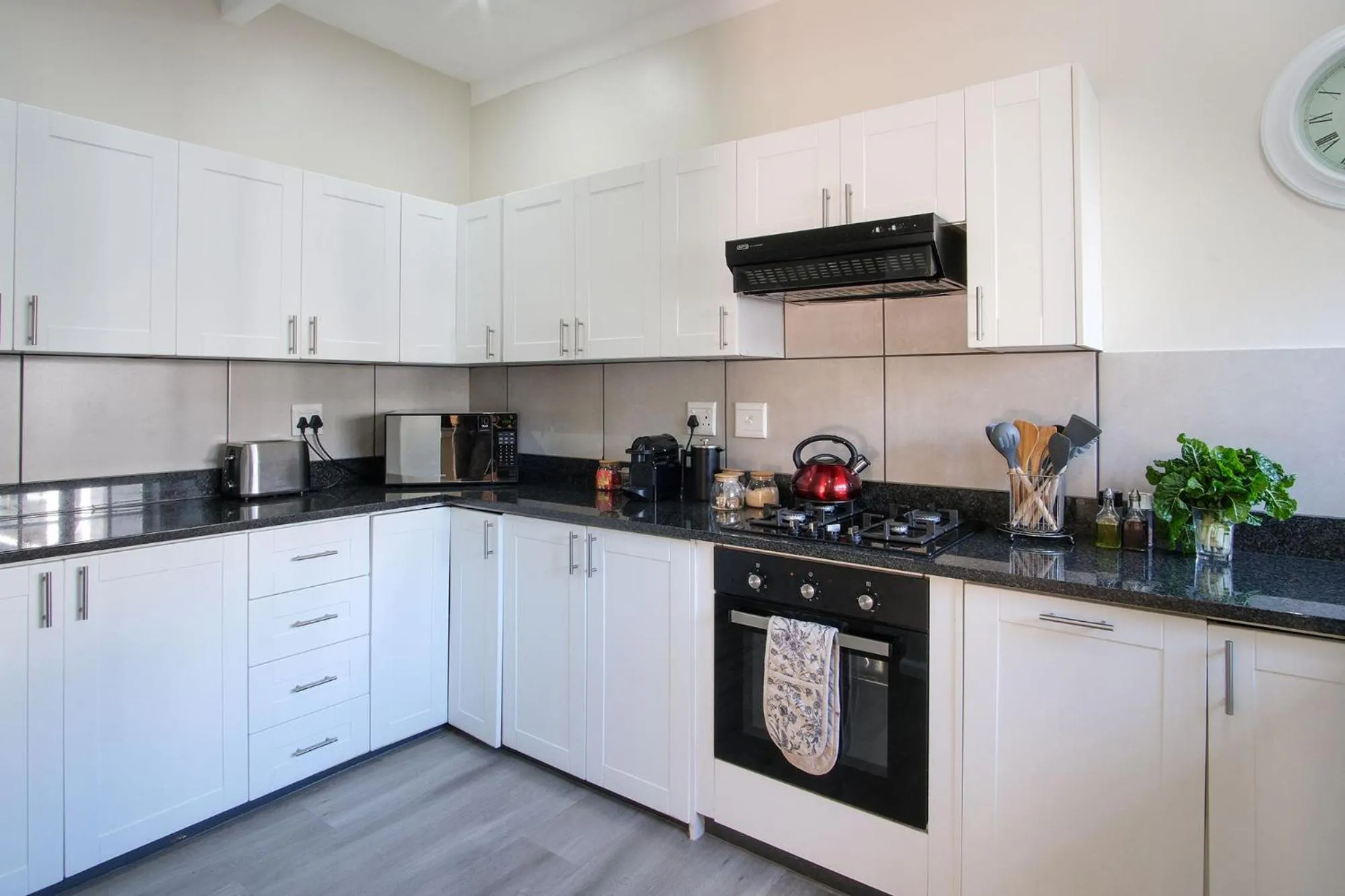 kitchen in High Season Farm Luxury Cottages