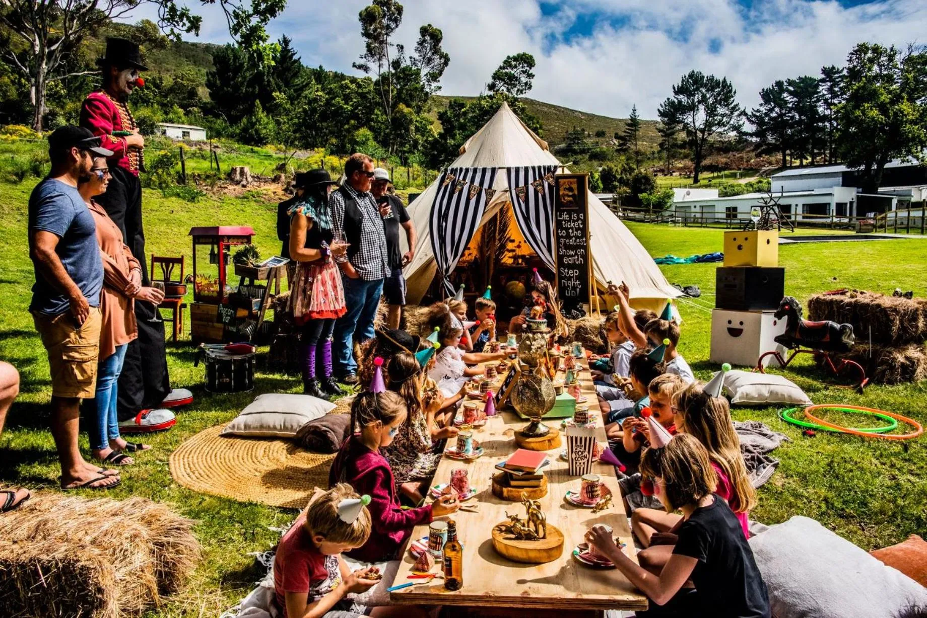 People in High Season Farm Luxury Cottages