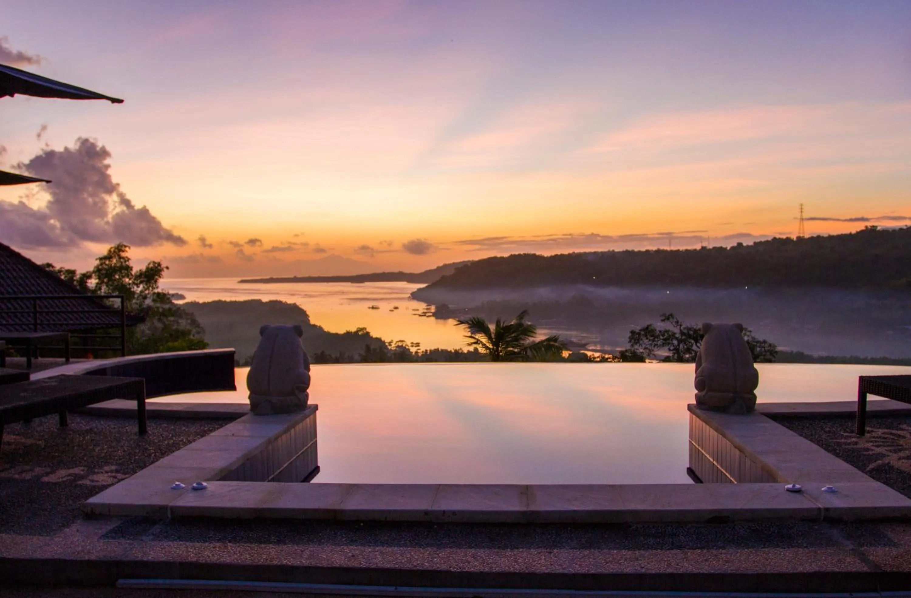 Sunrise in Sunrise Ocean Hut's Lembongan