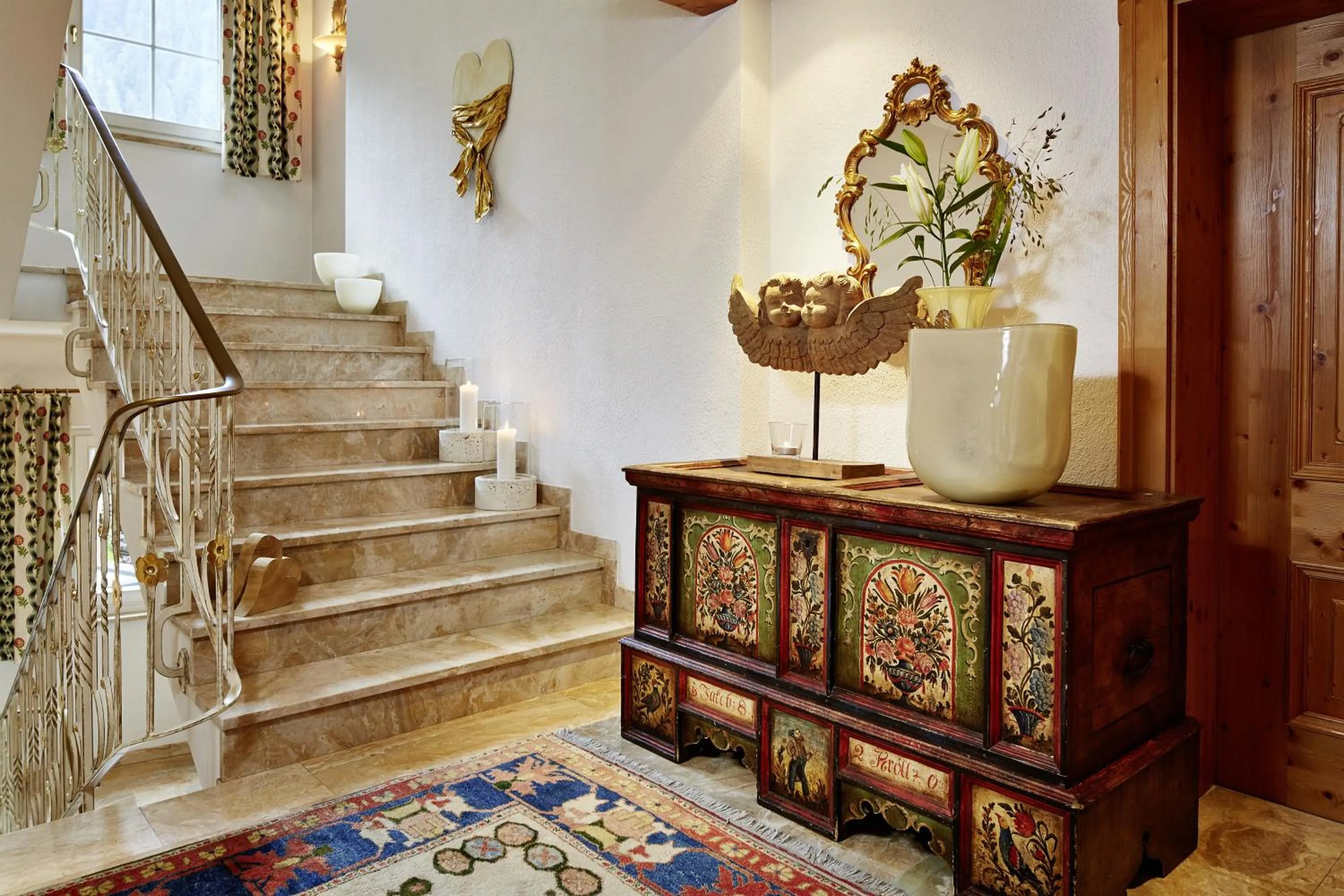 Decorative detail in Villa Angela