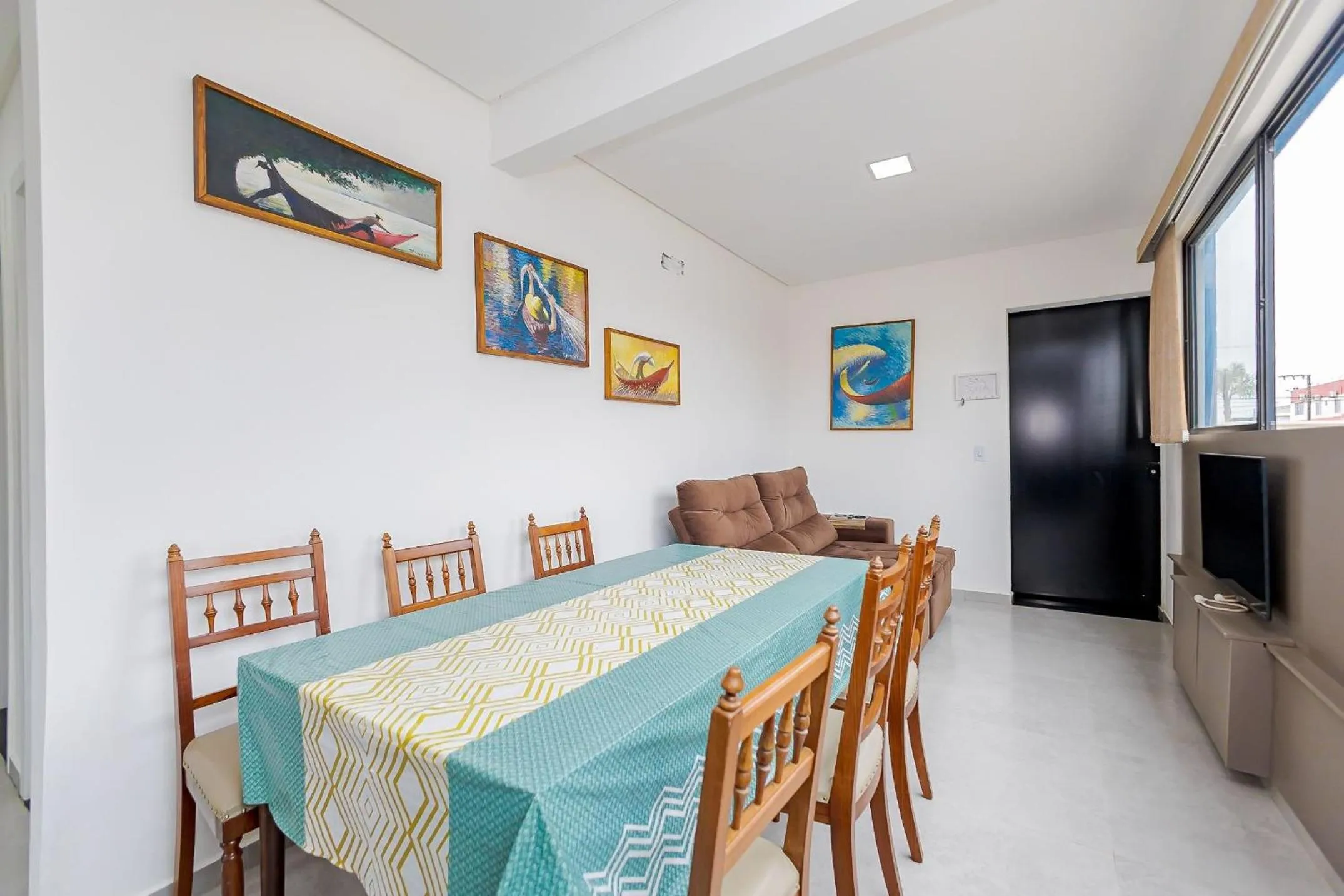 Living room in 150m da praia em um fantástico edifício em Balneário Piçarras