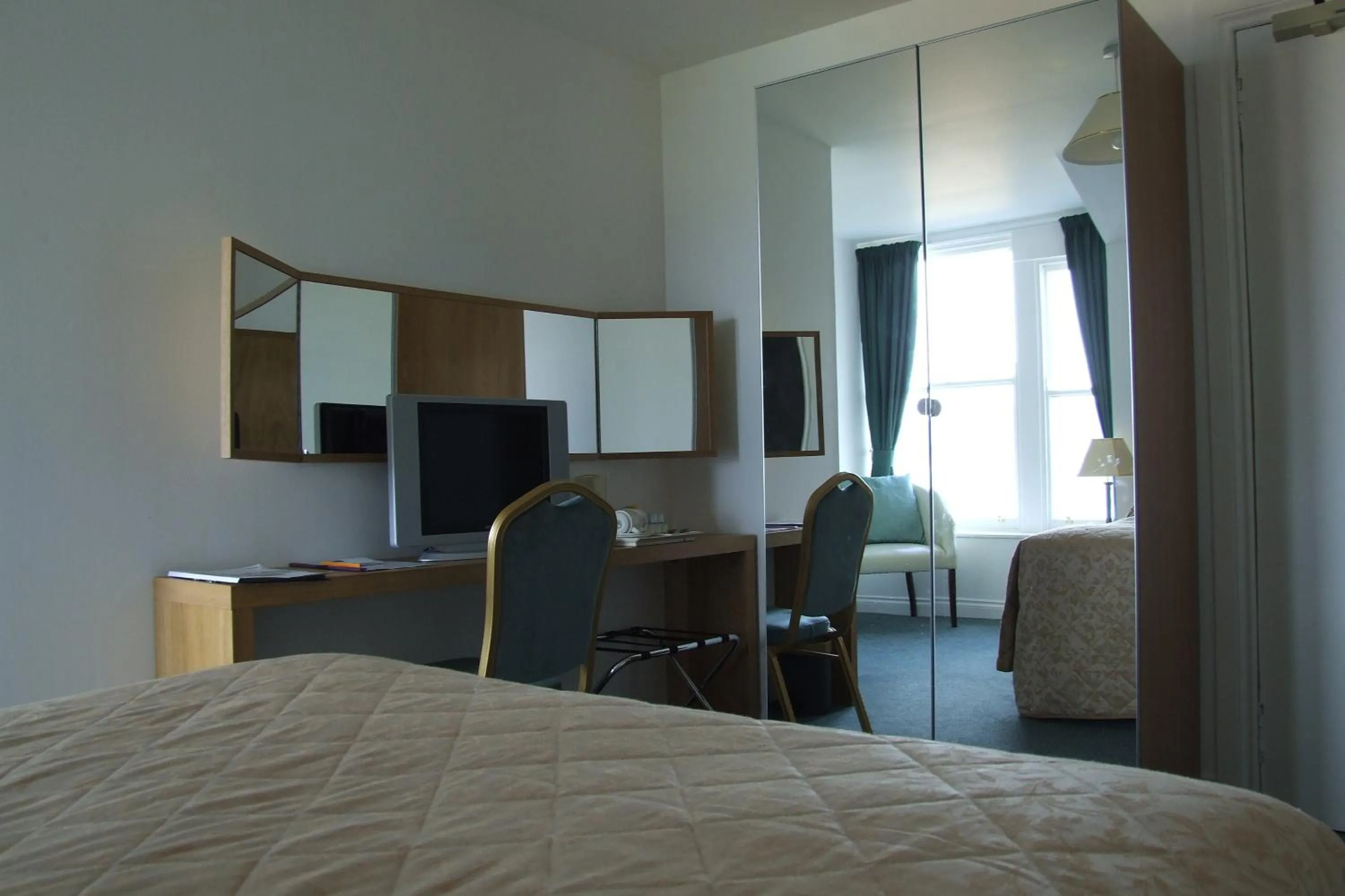 Decorative detail, Bed in The Victoria Hotel