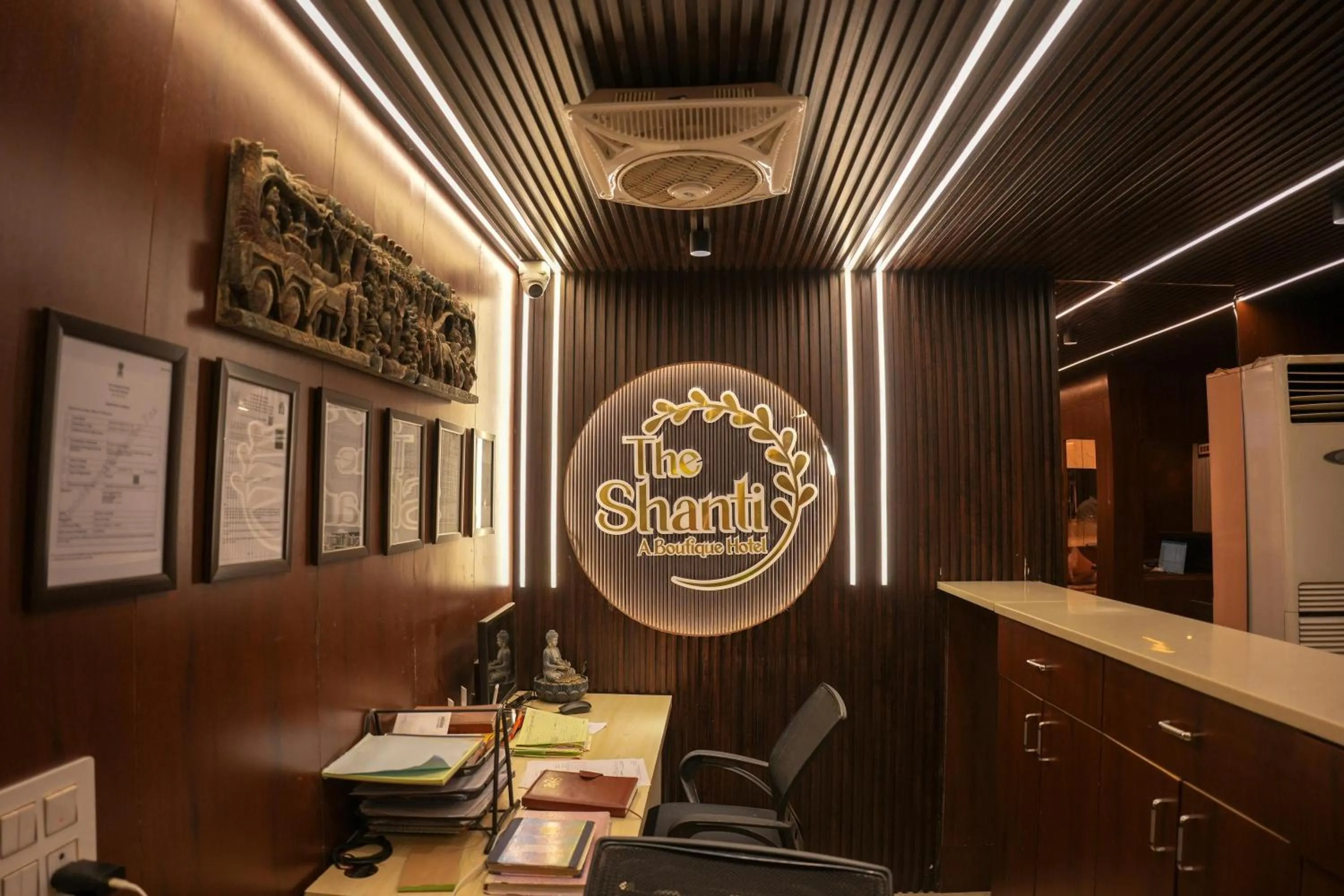 Lobby or reception in The Shanti A Boutique Hotel