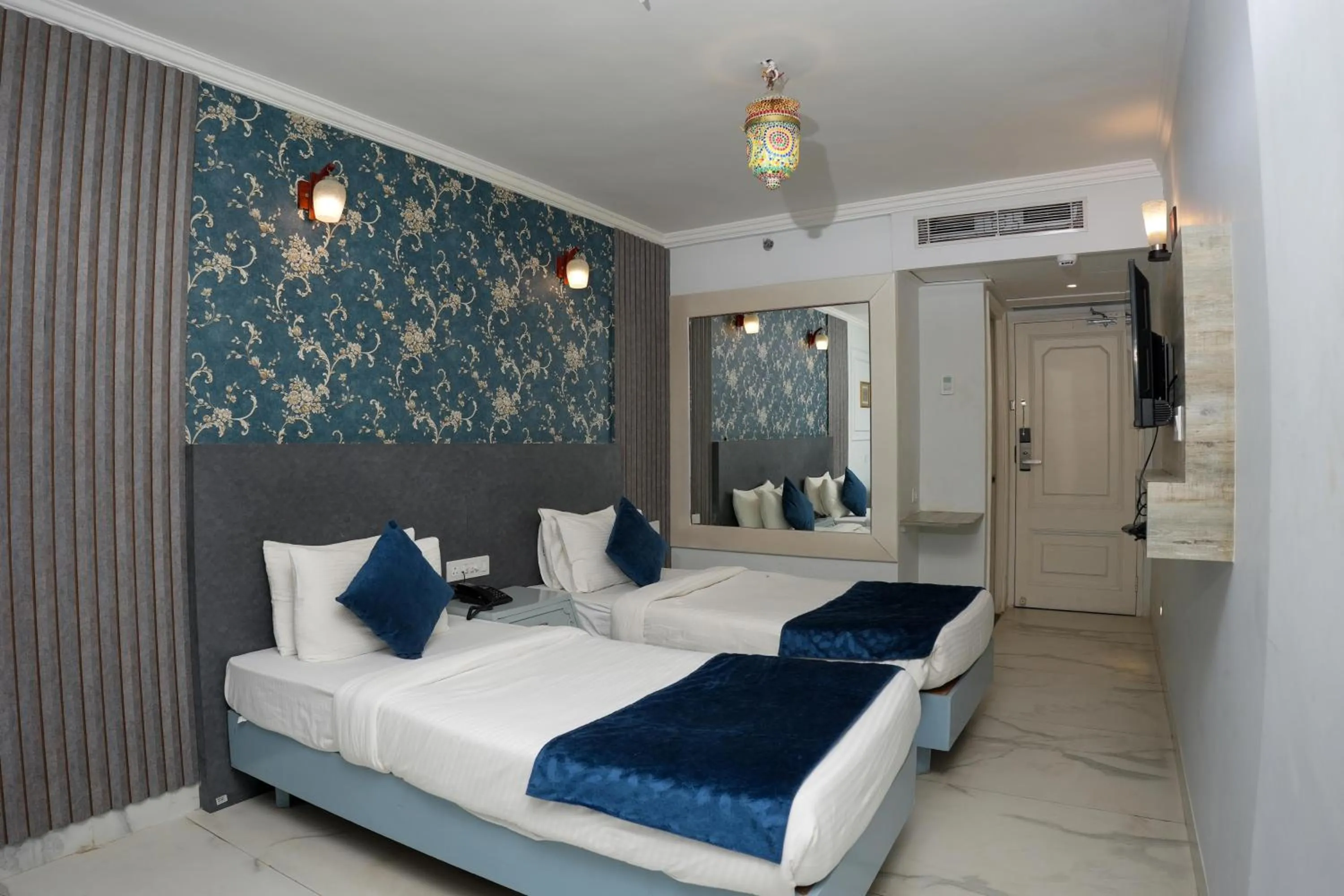 Bed in The Shanti A Boutique Hotel