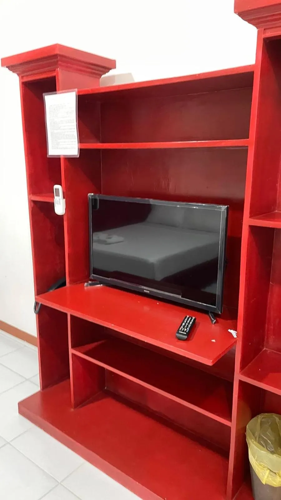 TV and multimedia in DESTINY'S PLACE HOTEL - STAY COOL THIS SUMMER! COLD ROOMS!! CHEAPEST RATE! NEAR ROBINSONs XENTRO MALL!!