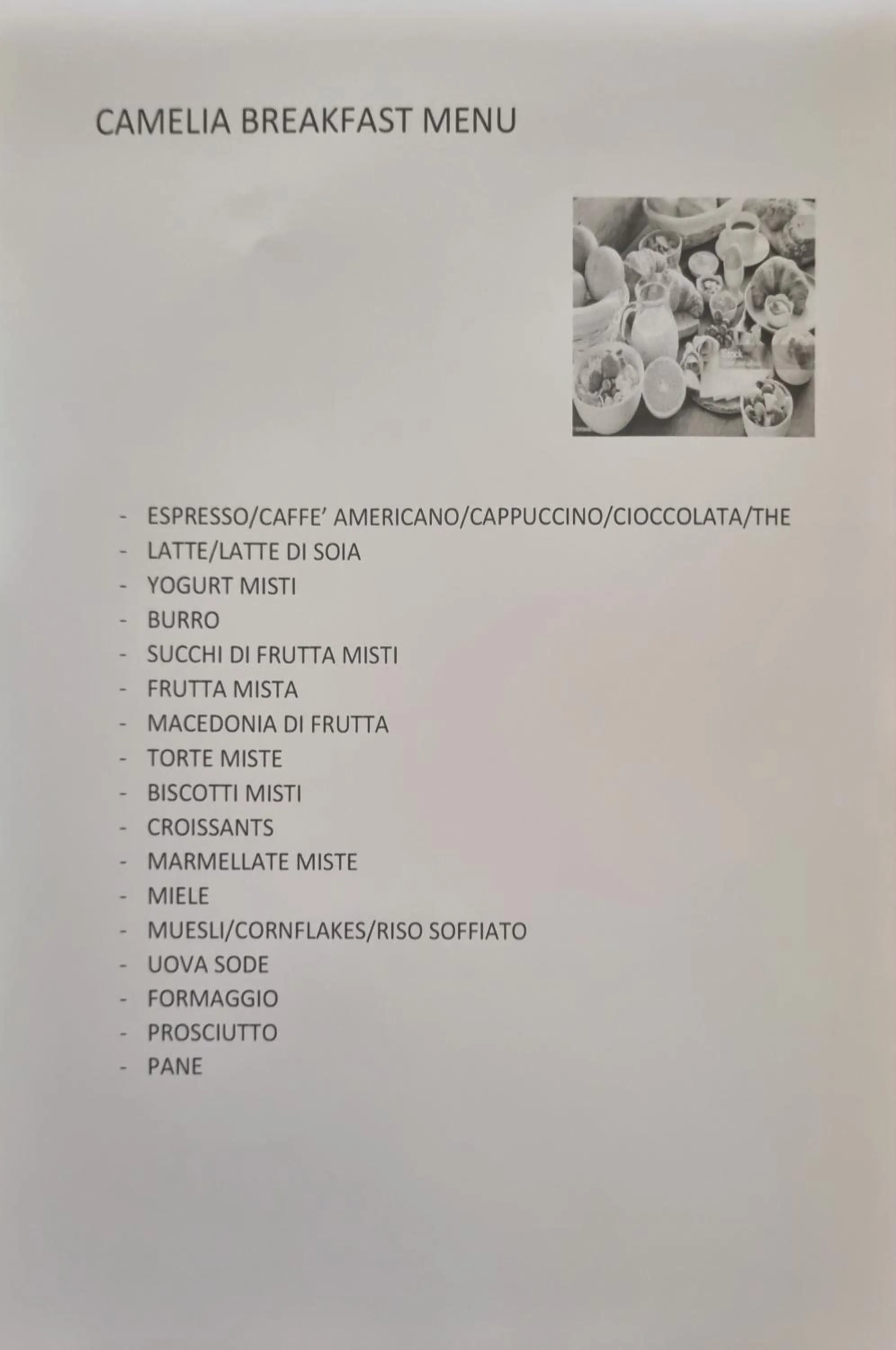 Restaurant/places to eat in Camelia Rooms Venice Guesthouse