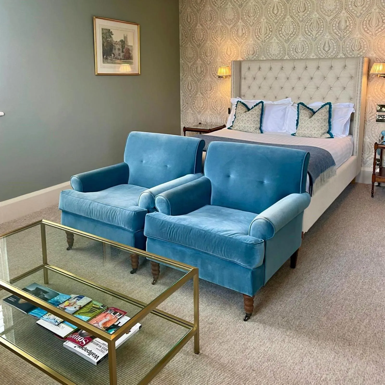 Seating area in Castle Hotel