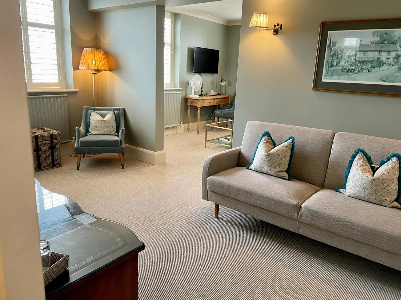 Seating area in Castle Hotel