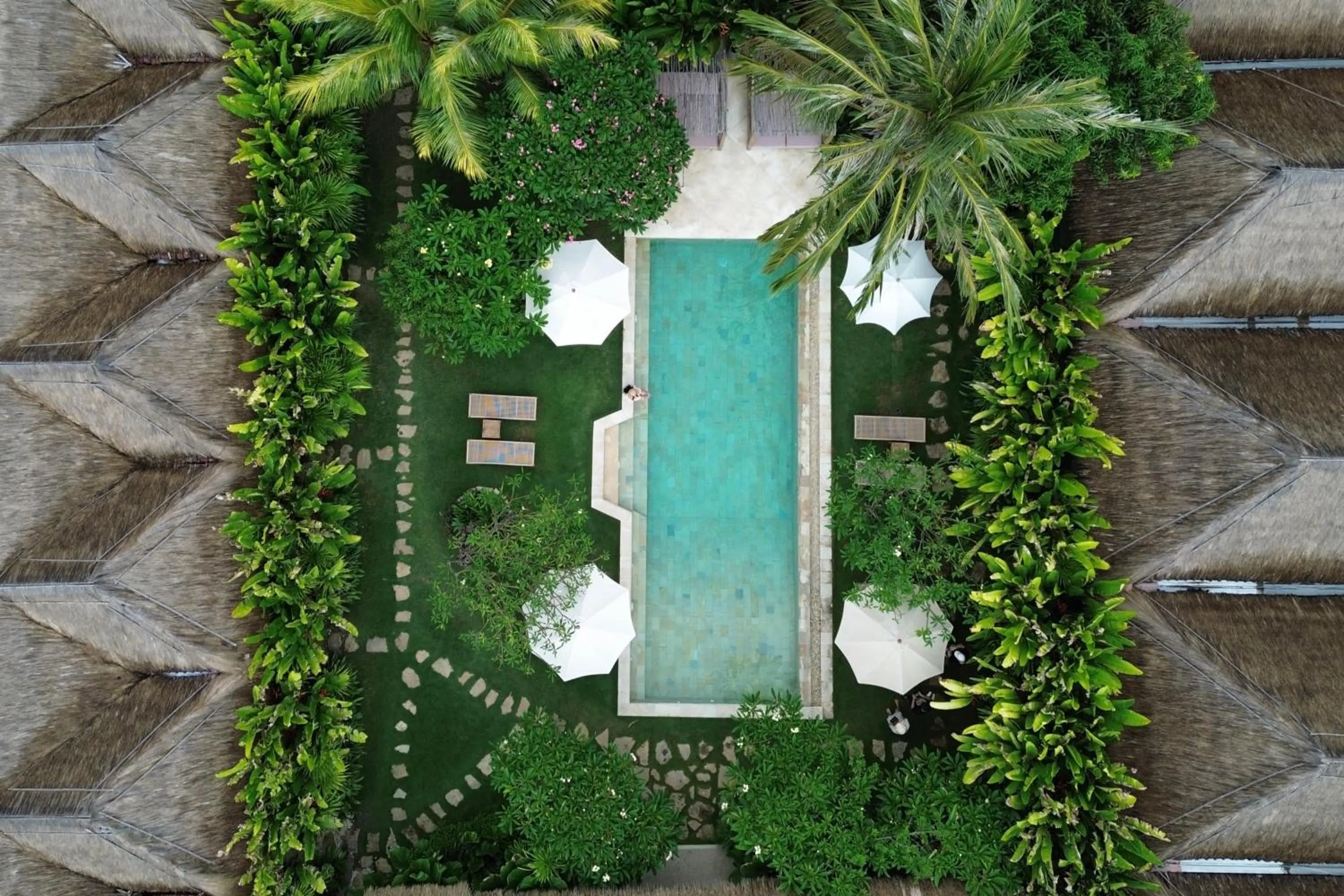 Garden in Reset Lombok Hotel