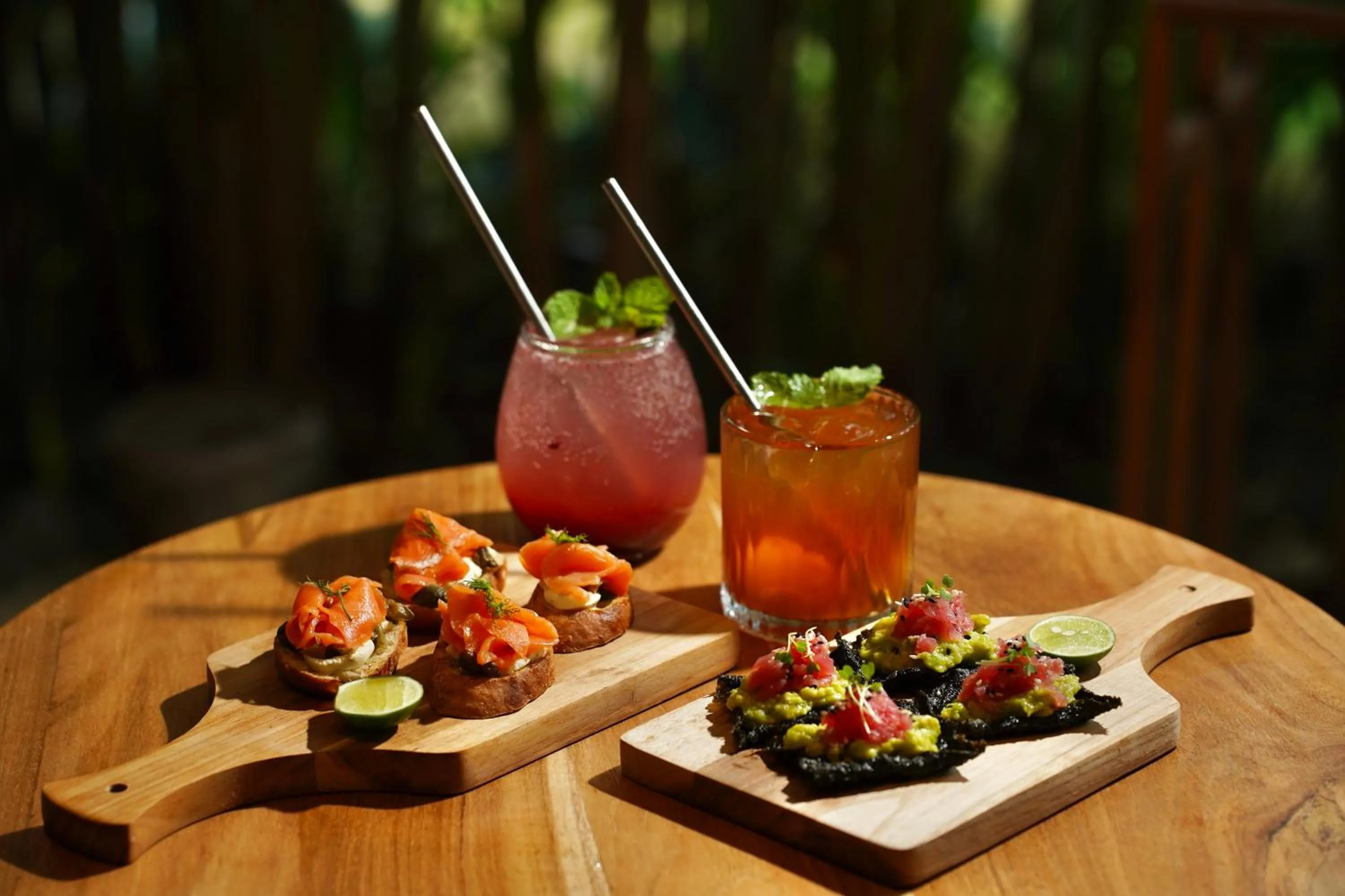 Food and drinks in Reset Lombok Hotel