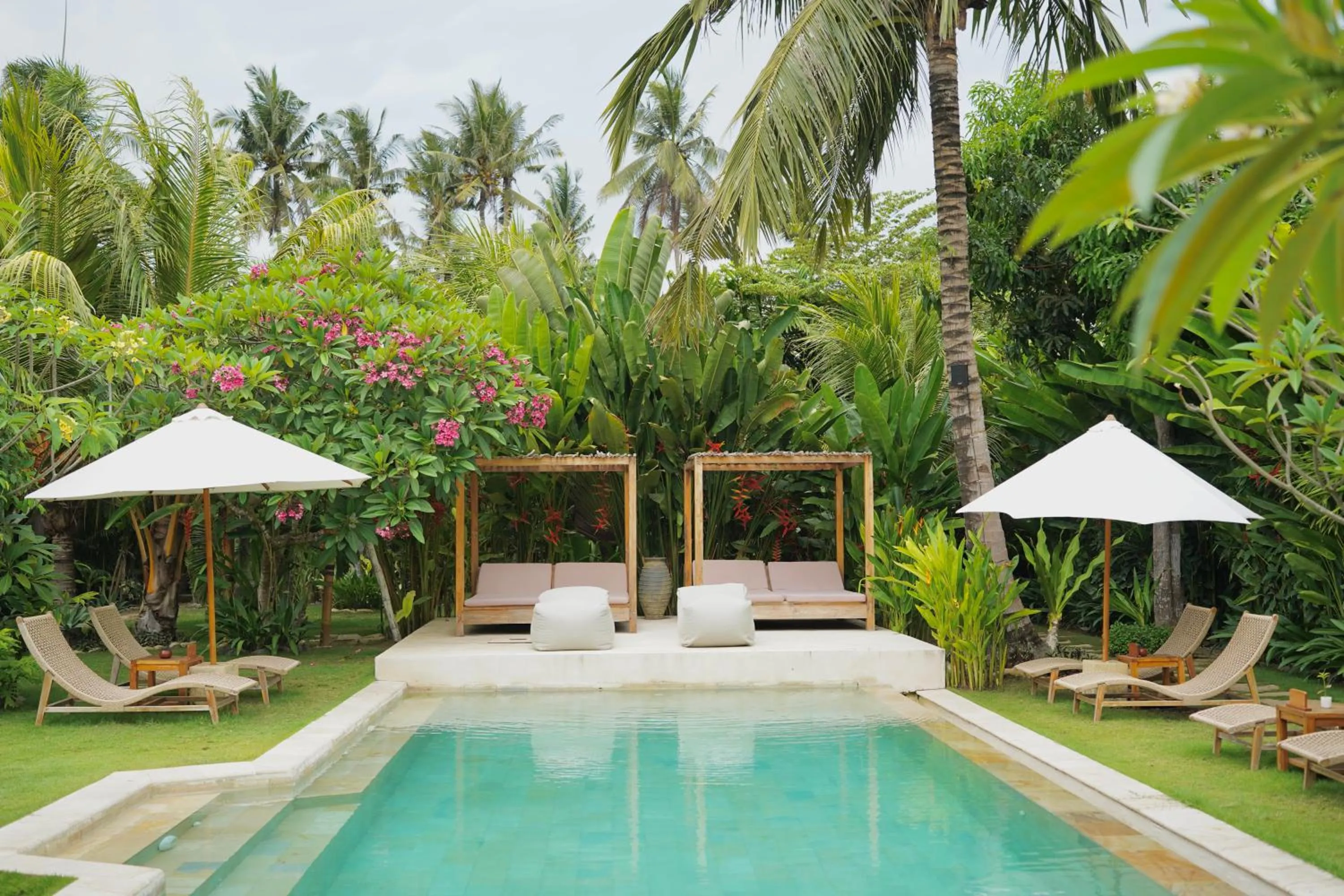 Patio in Reset Lombok Hotel