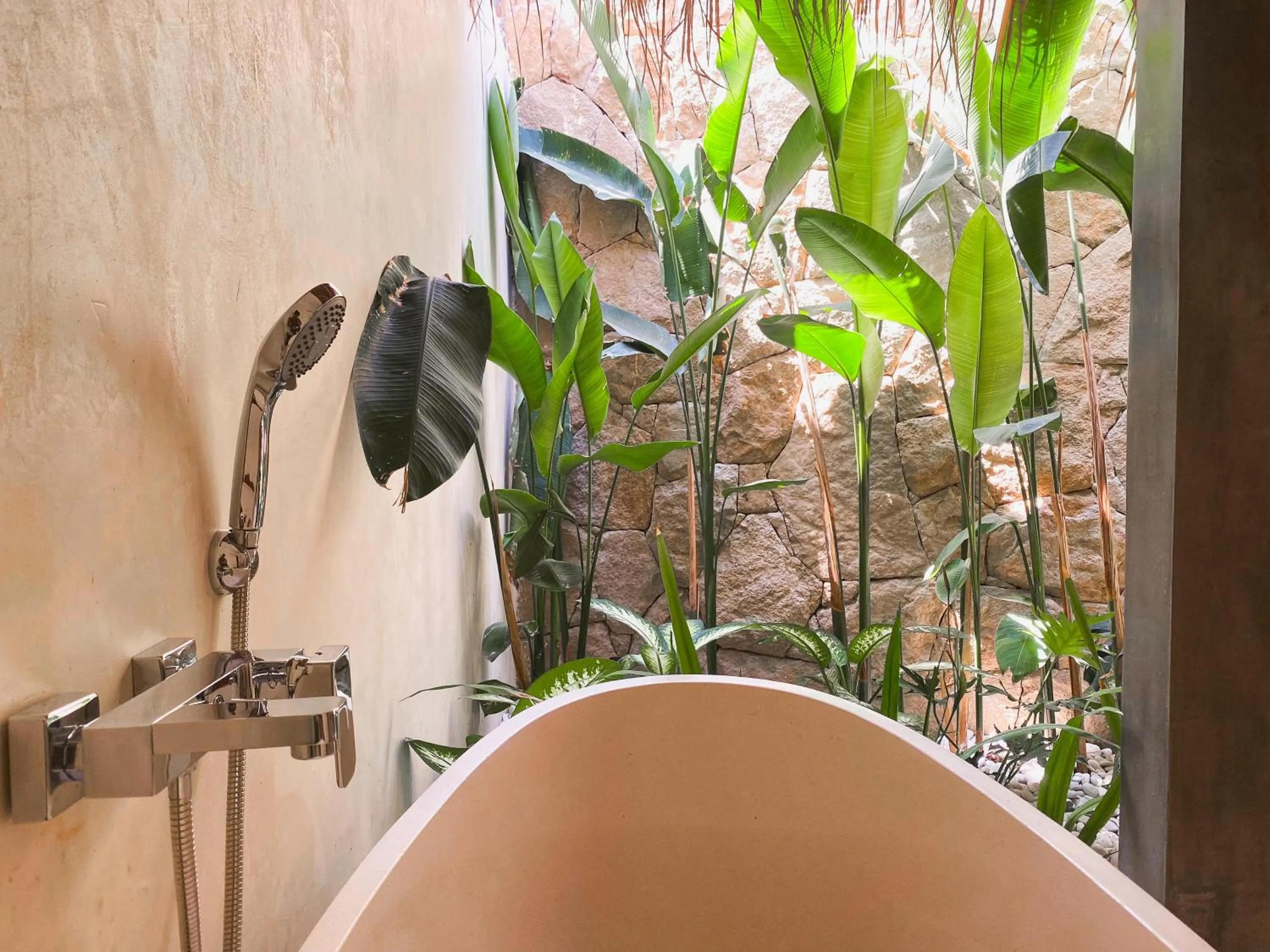 Bathroom in Reset Lombok Hotel