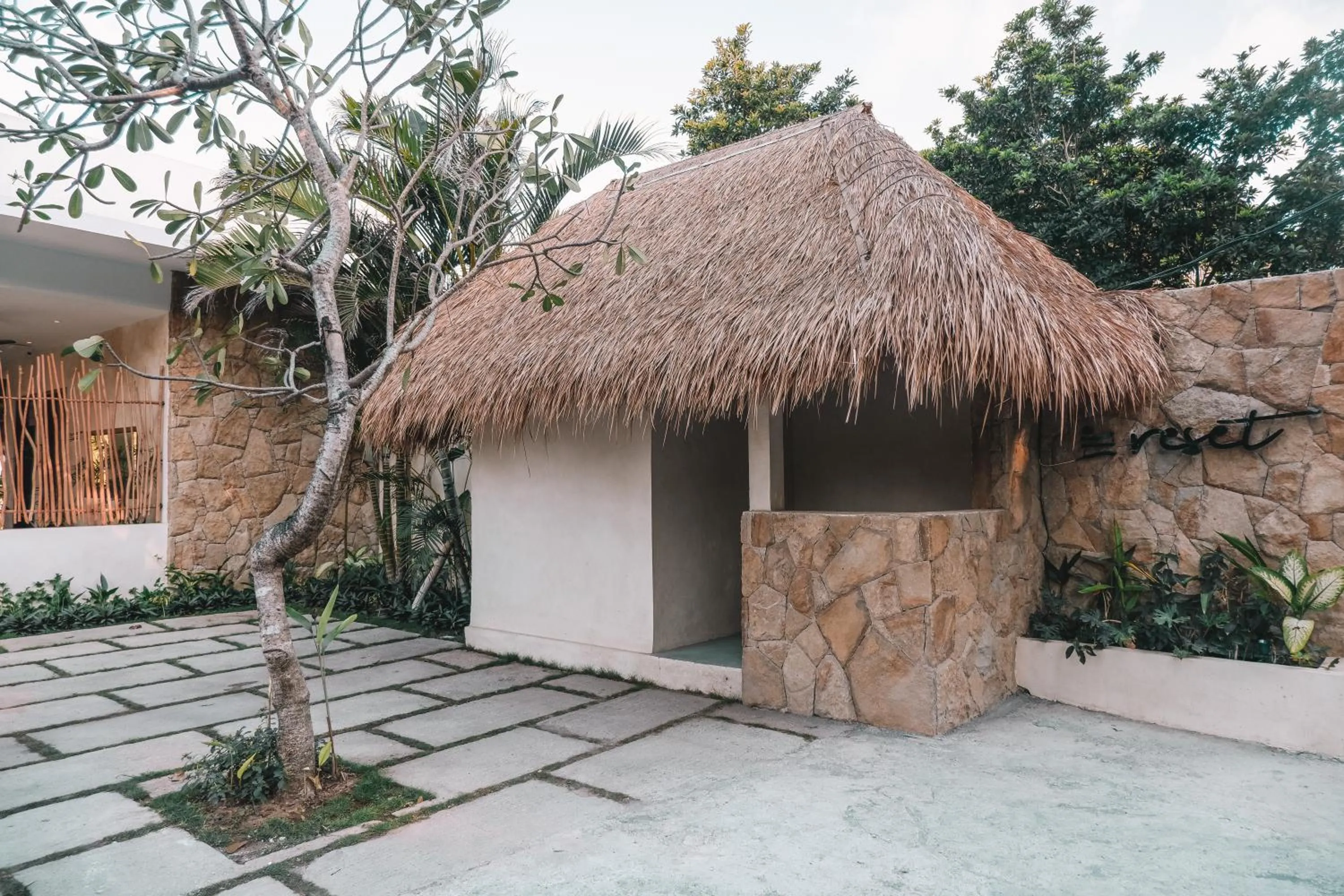 Property building in Reset Lombok Hotel