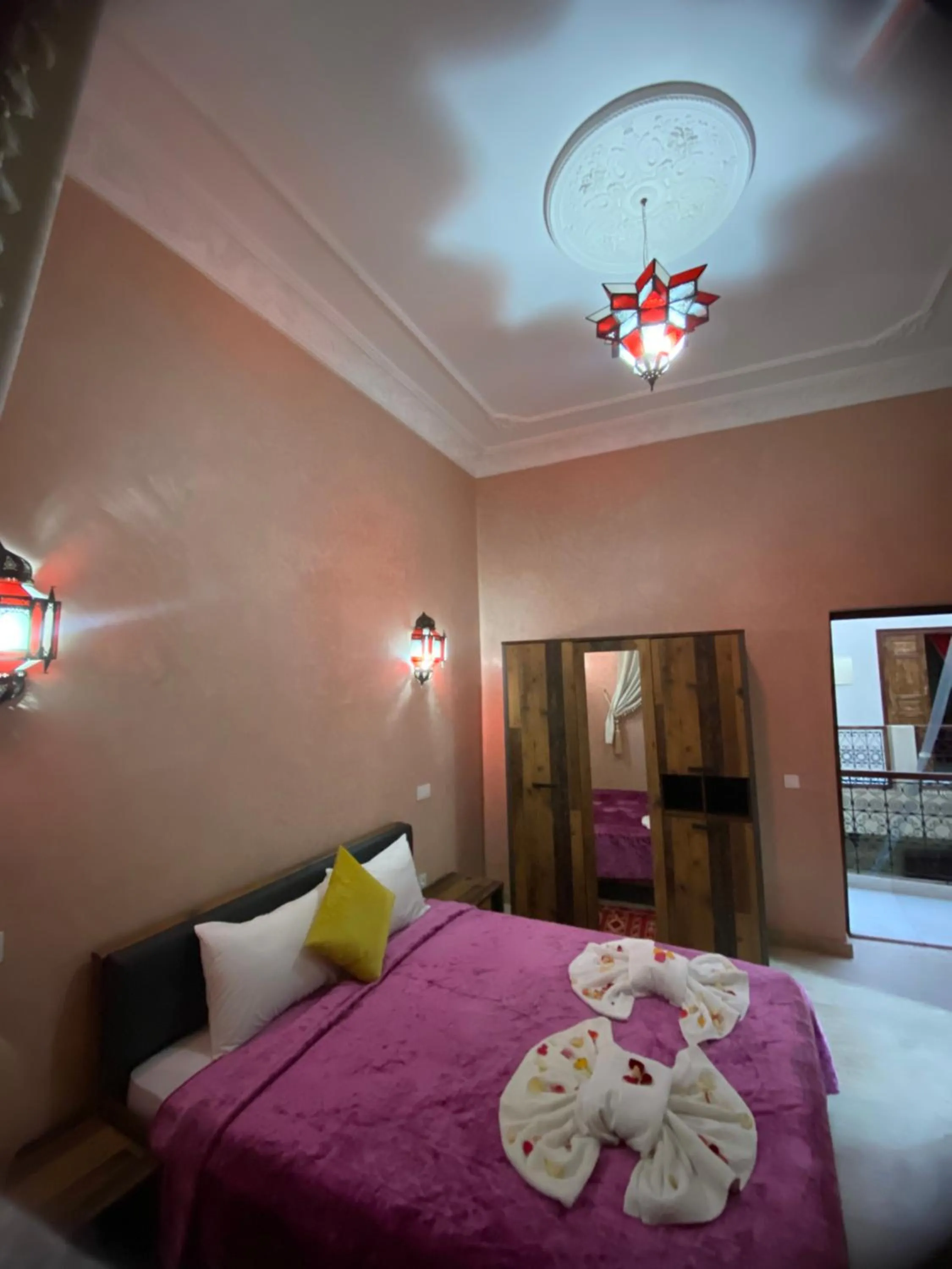 Bed in Riad La Bigarade