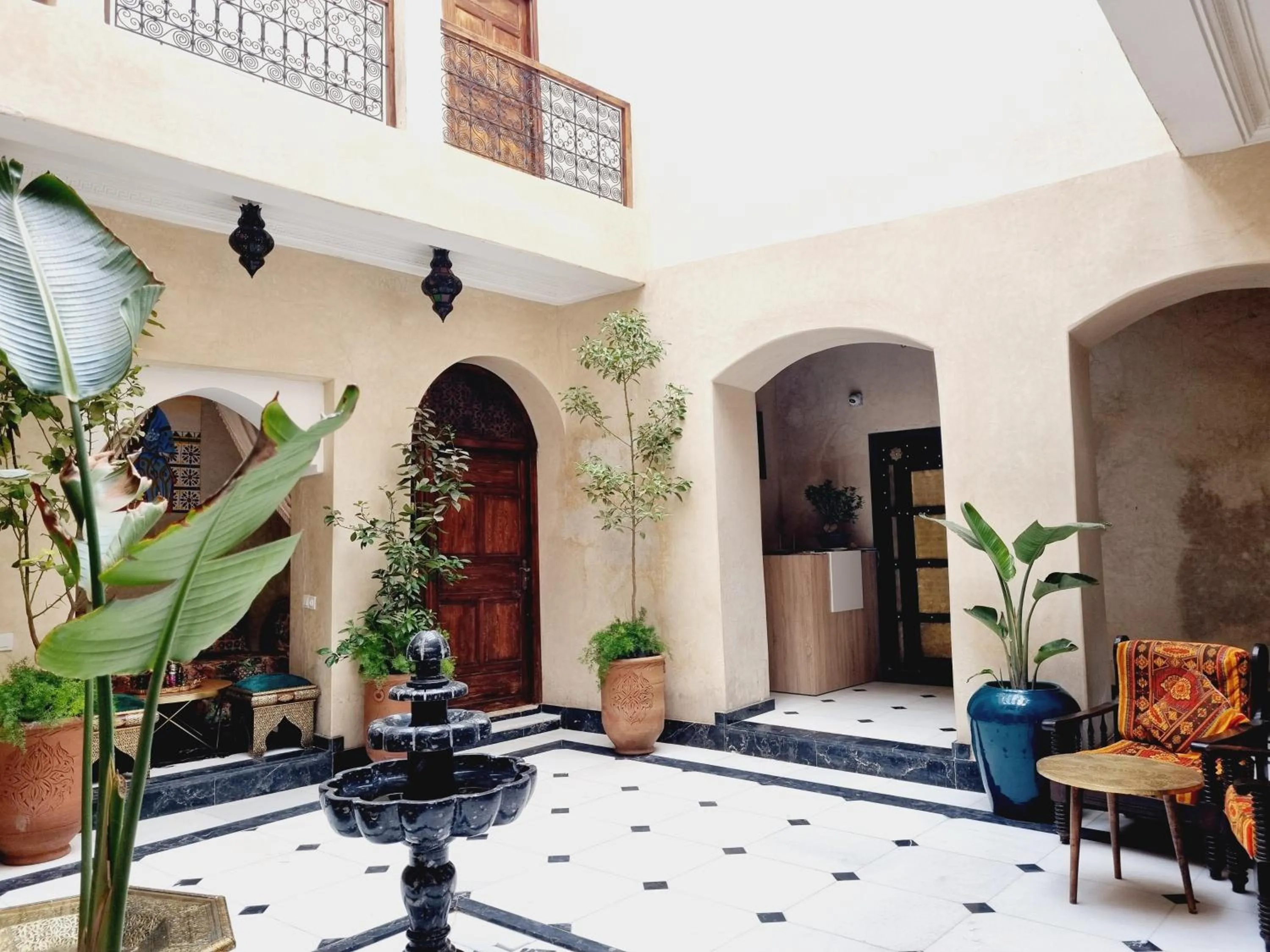 Patio in Riad La Bigarade