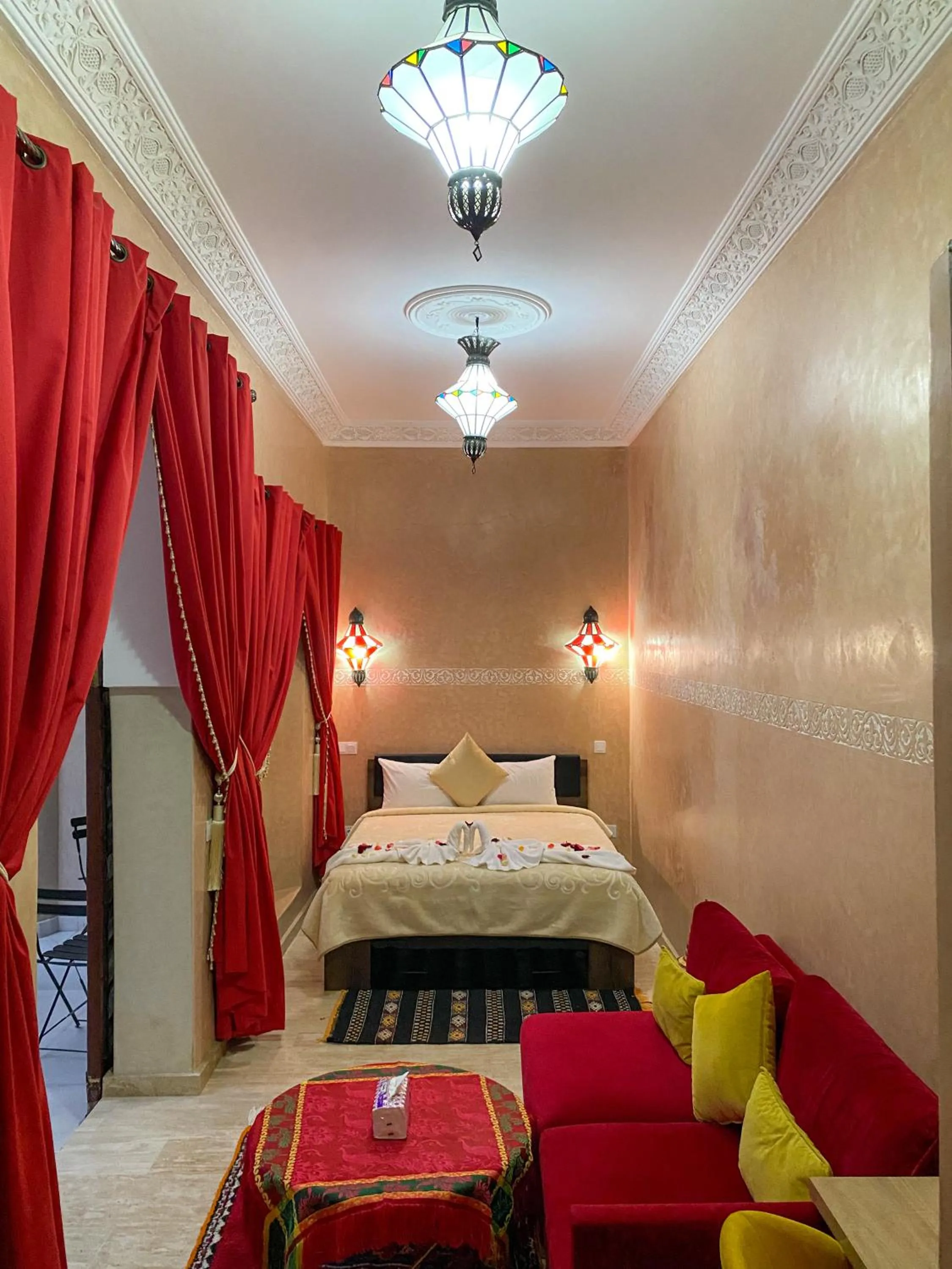 Bed in Riad La Bigarade