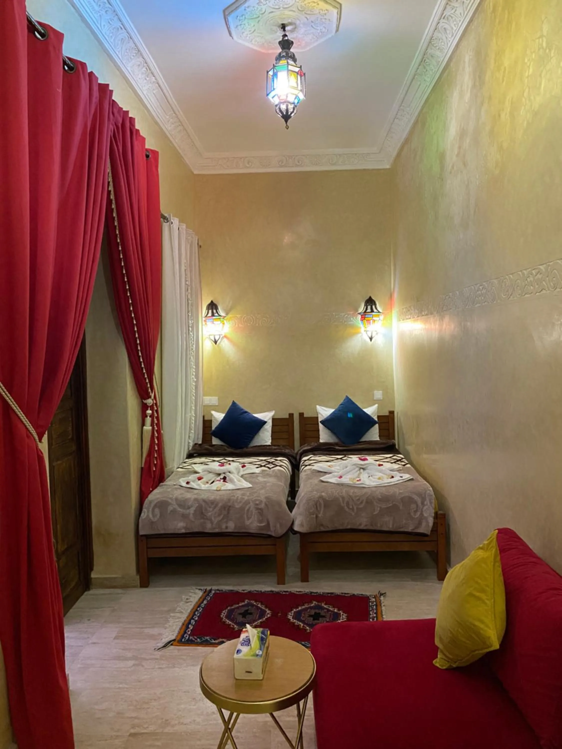 Bed in Riad La Bigarade