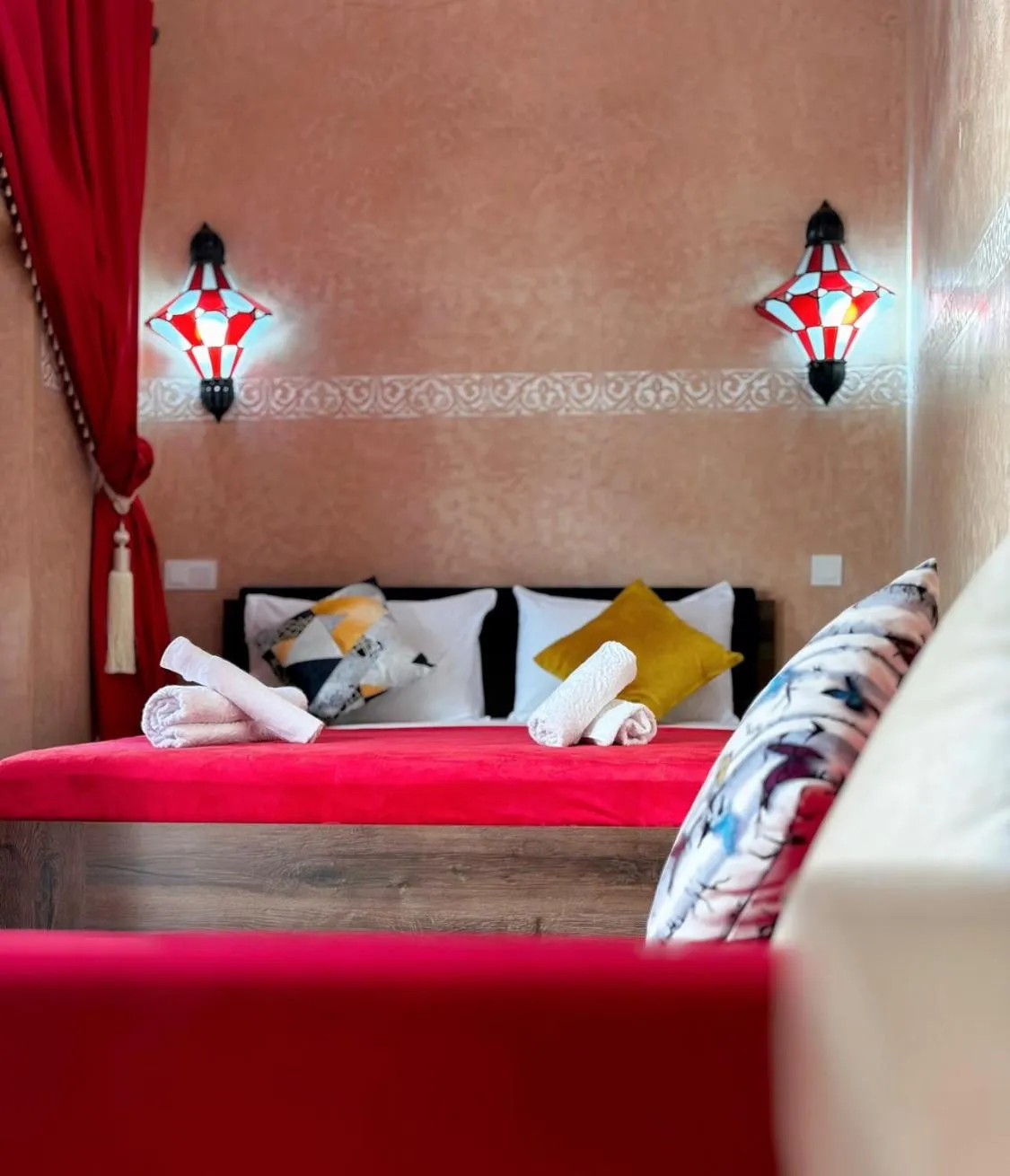 Bed in Riad La Bigarade