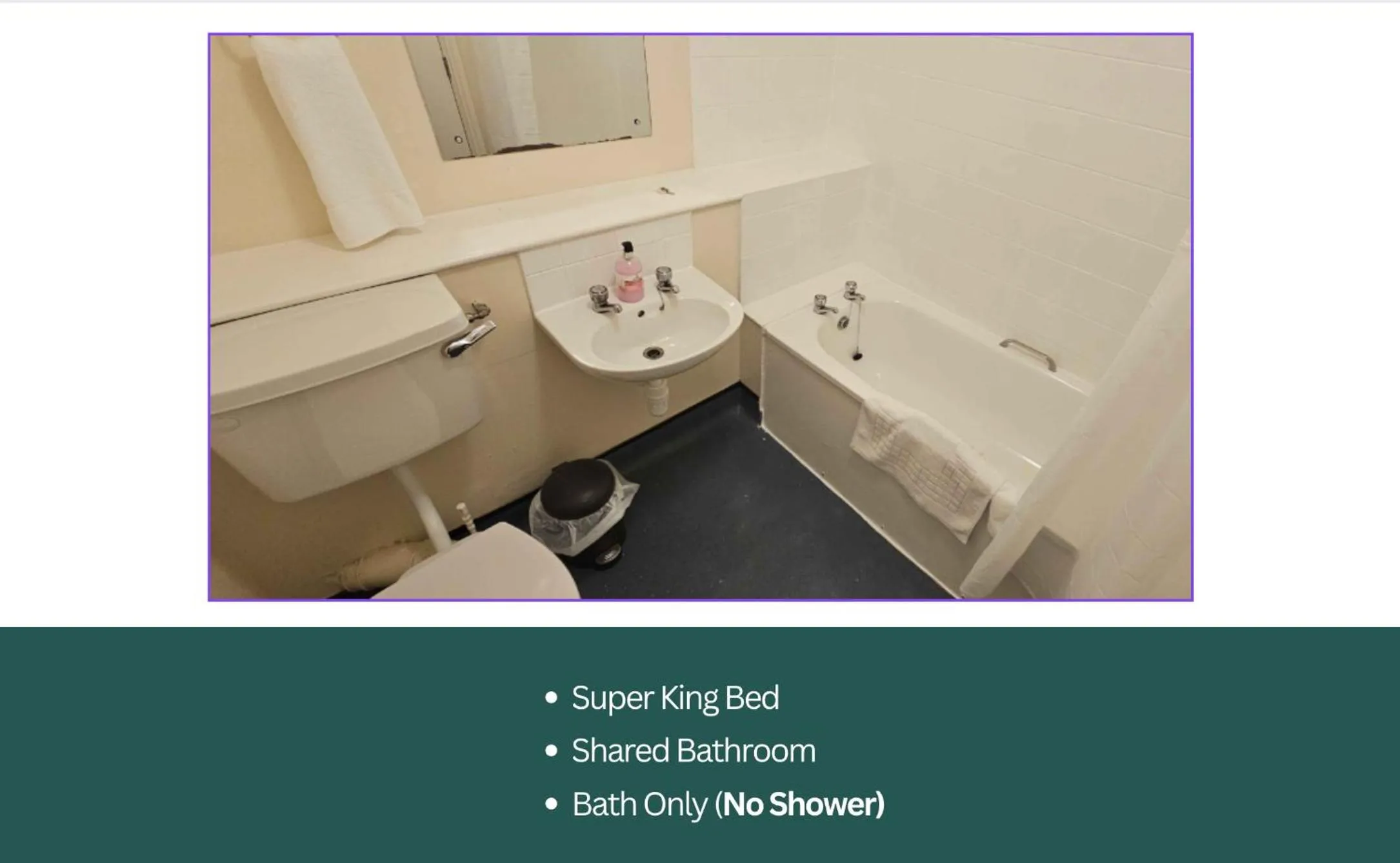 Toilet in Plas Bellin Hall