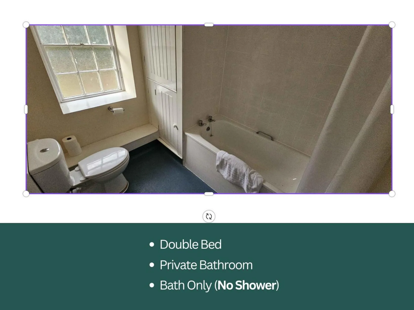 Bathroom in Plas Bellin Hall