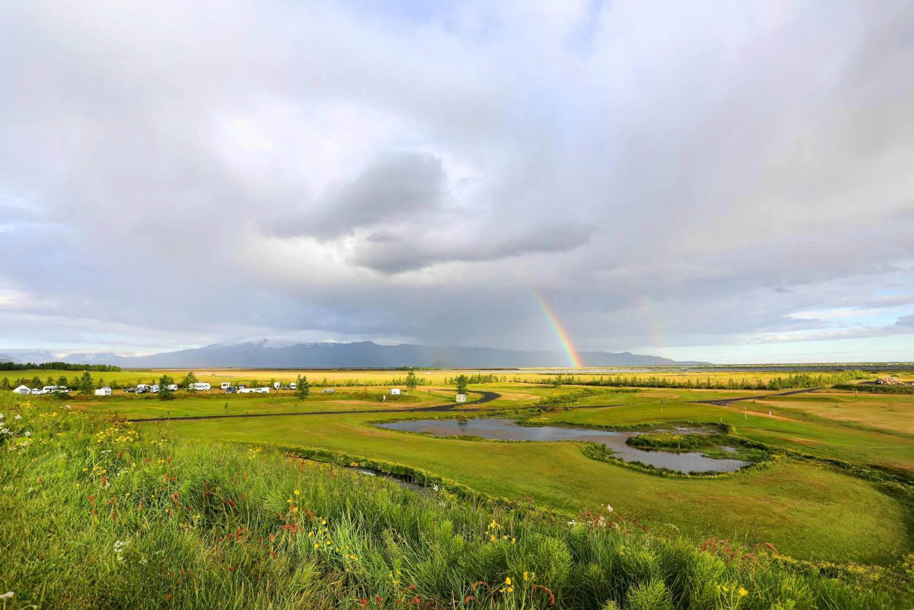 View (from property/room) in Hótel Eyjafjallajökull